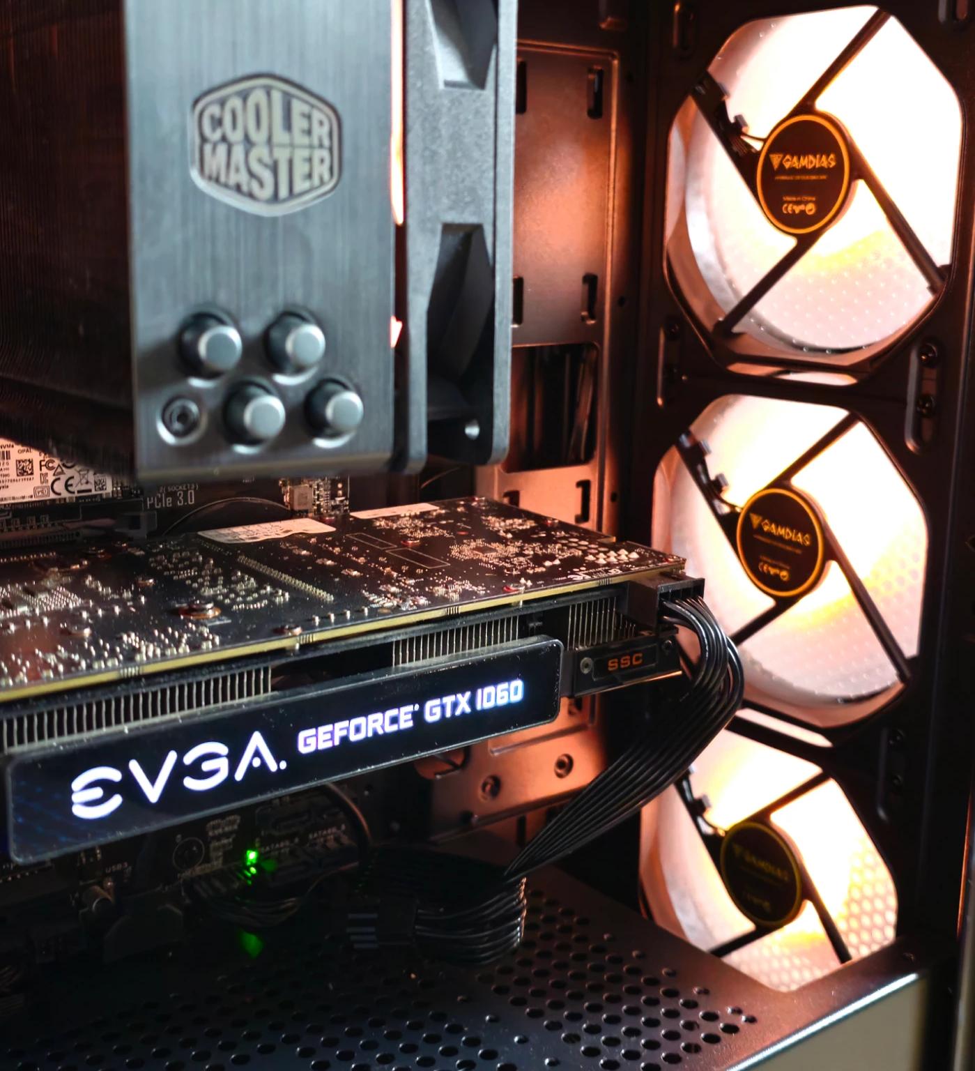 Intel I7 7700 Budget Gaming PC Nvidia GTX 1060 16GB Ram 512GB SSD