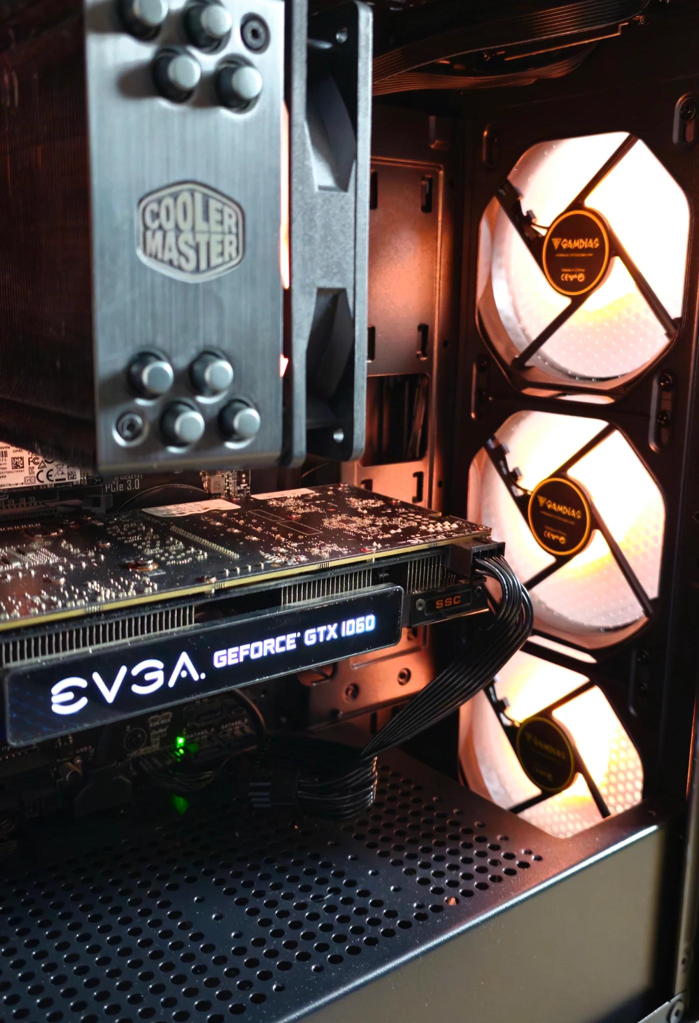 Intel I7 7700 Budget Gaming PC Nvidia GTX 1060 16GB Ram 512GB SSD