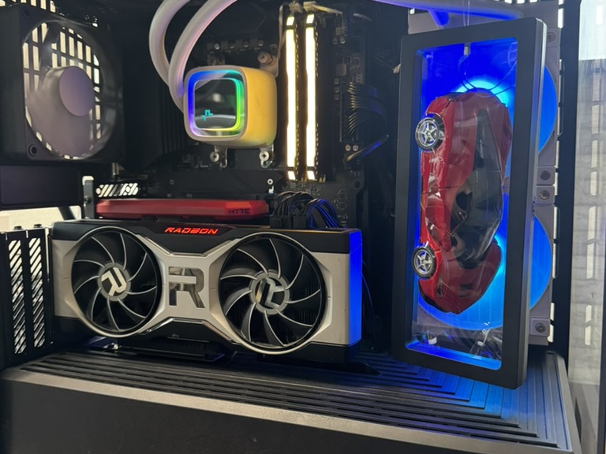 Ryzen 5 5600X | RX 6700 XT | 64GB RGB RAM | 2 TB NVMe | HYTE Y40 (Red Ferrari Theme)