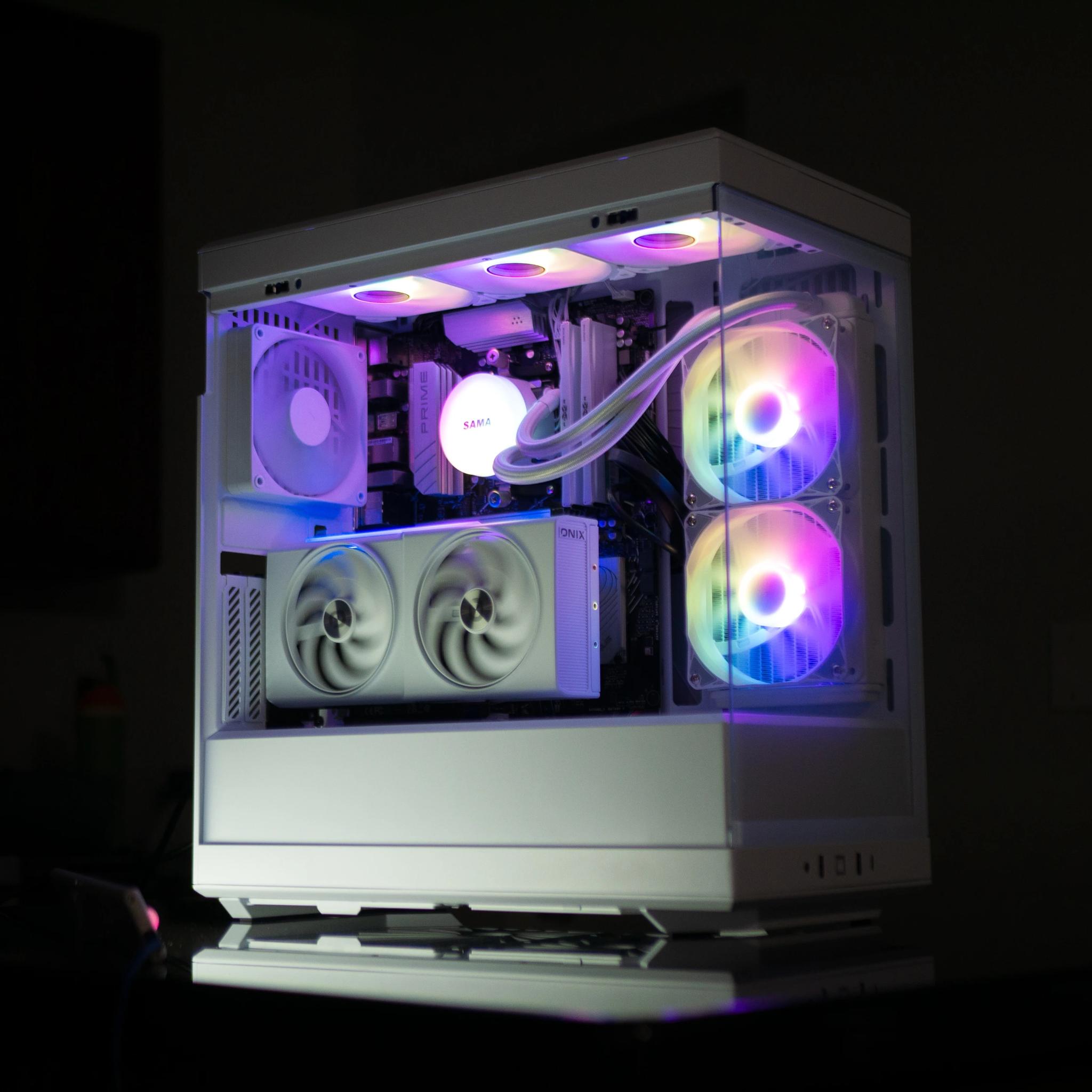 🐲 ARC B580 🐲 - 7600x - 32gb DDR5 6000 - 1TB NVME - 240MM AIO - White Gaming PC