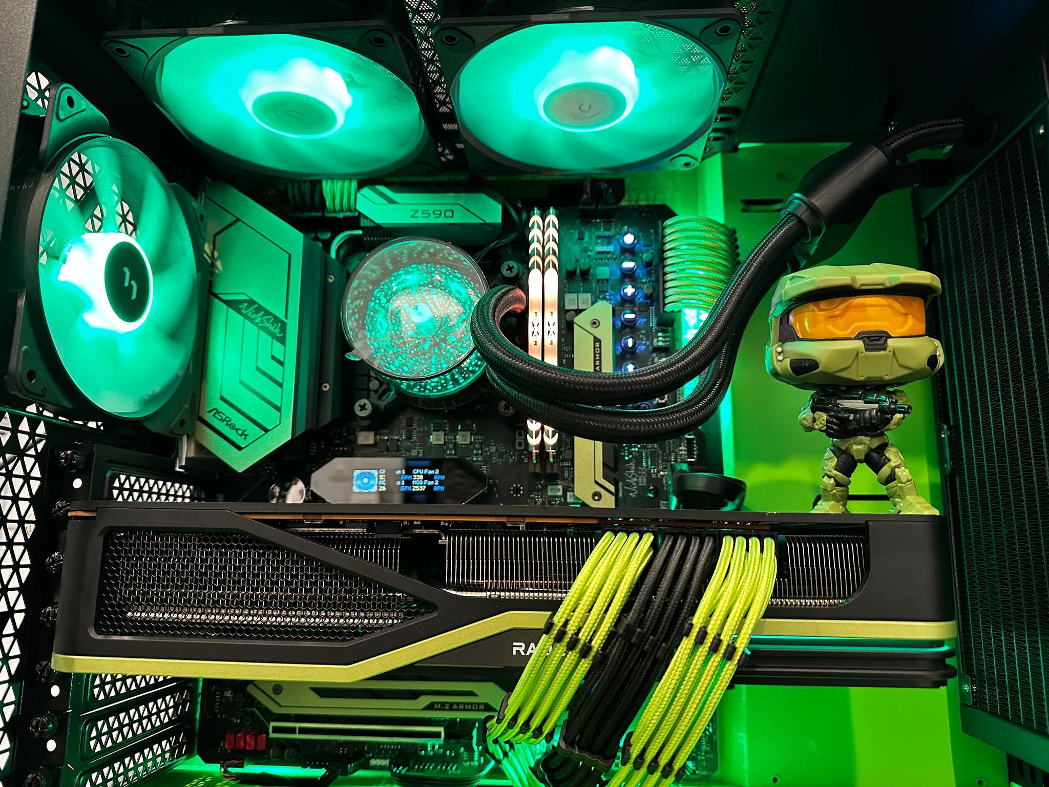  Halo ||Extreme Gaming PC-AMD RX 6900XT 16GB-Intel  i9-10900K 10 Cores -32GB DDR4 RAM- 1 TB NVME SSD