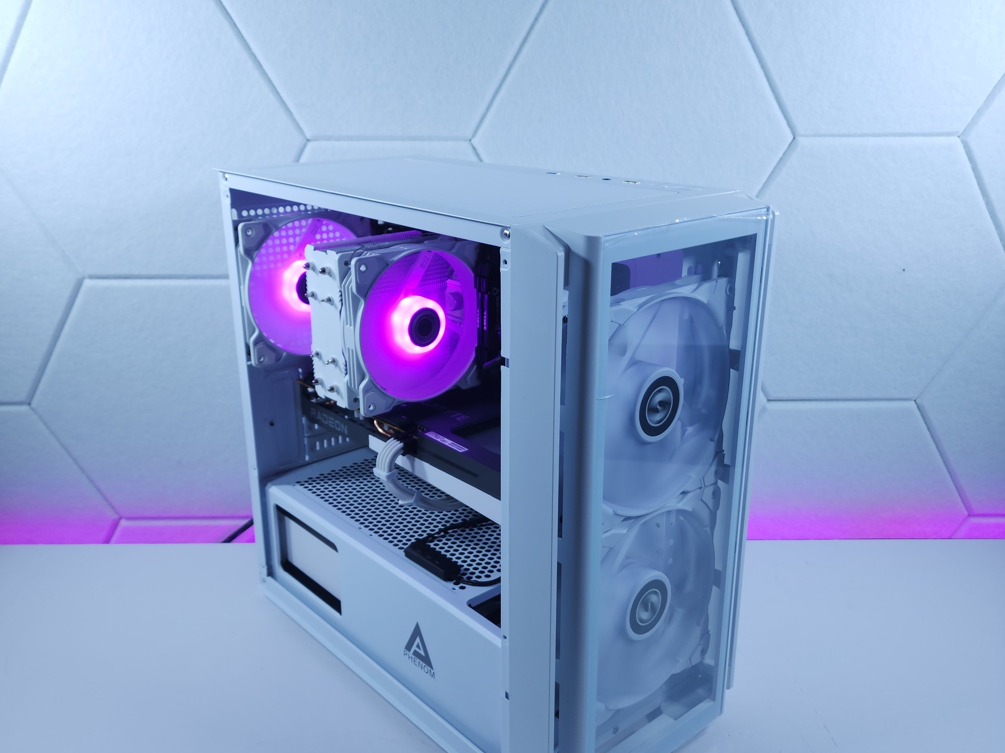 💜🤍1080p Gaming | RX 6600 | Core i3 12100T | 32GB 3200MHz | 1TB SSD