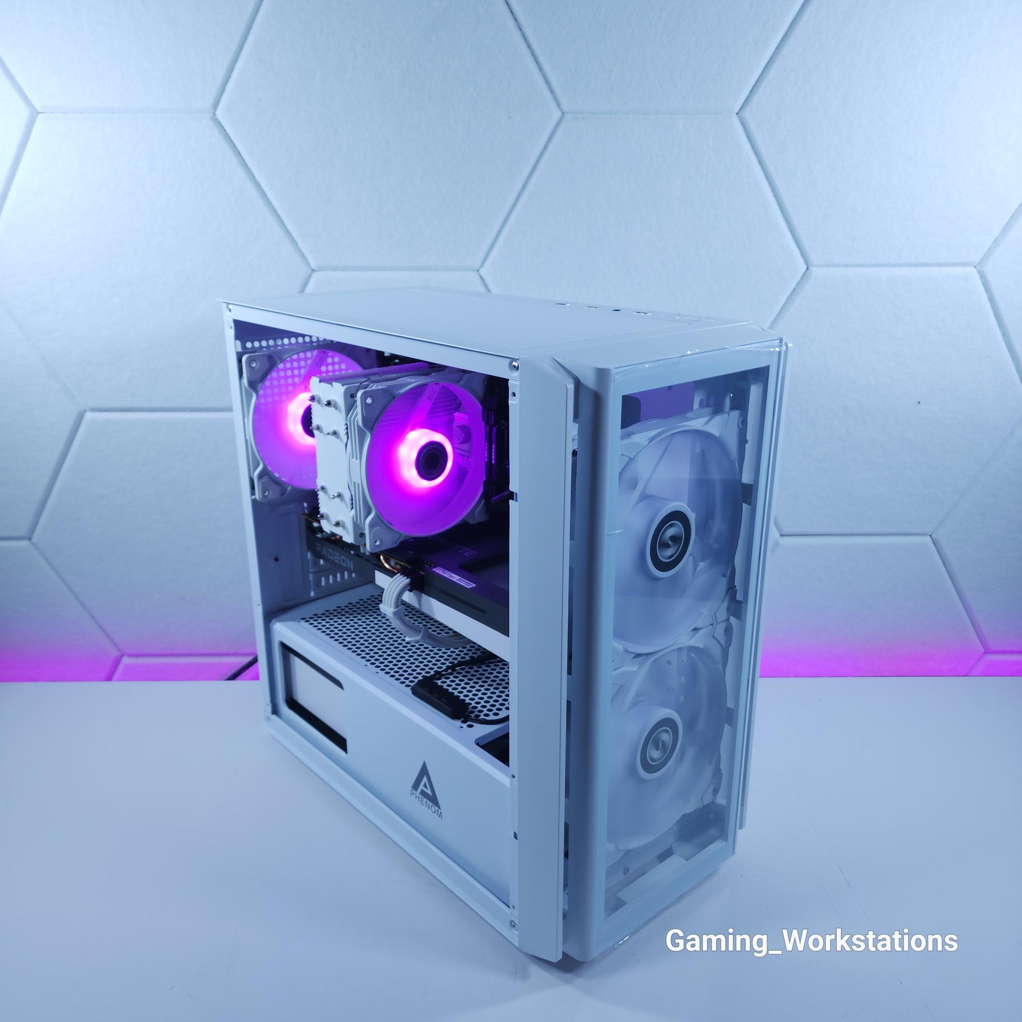 💜🤍1080p Gaming | RX 6600 | Core i3 12100T | 32GB 3200MHz | 1TB SSD