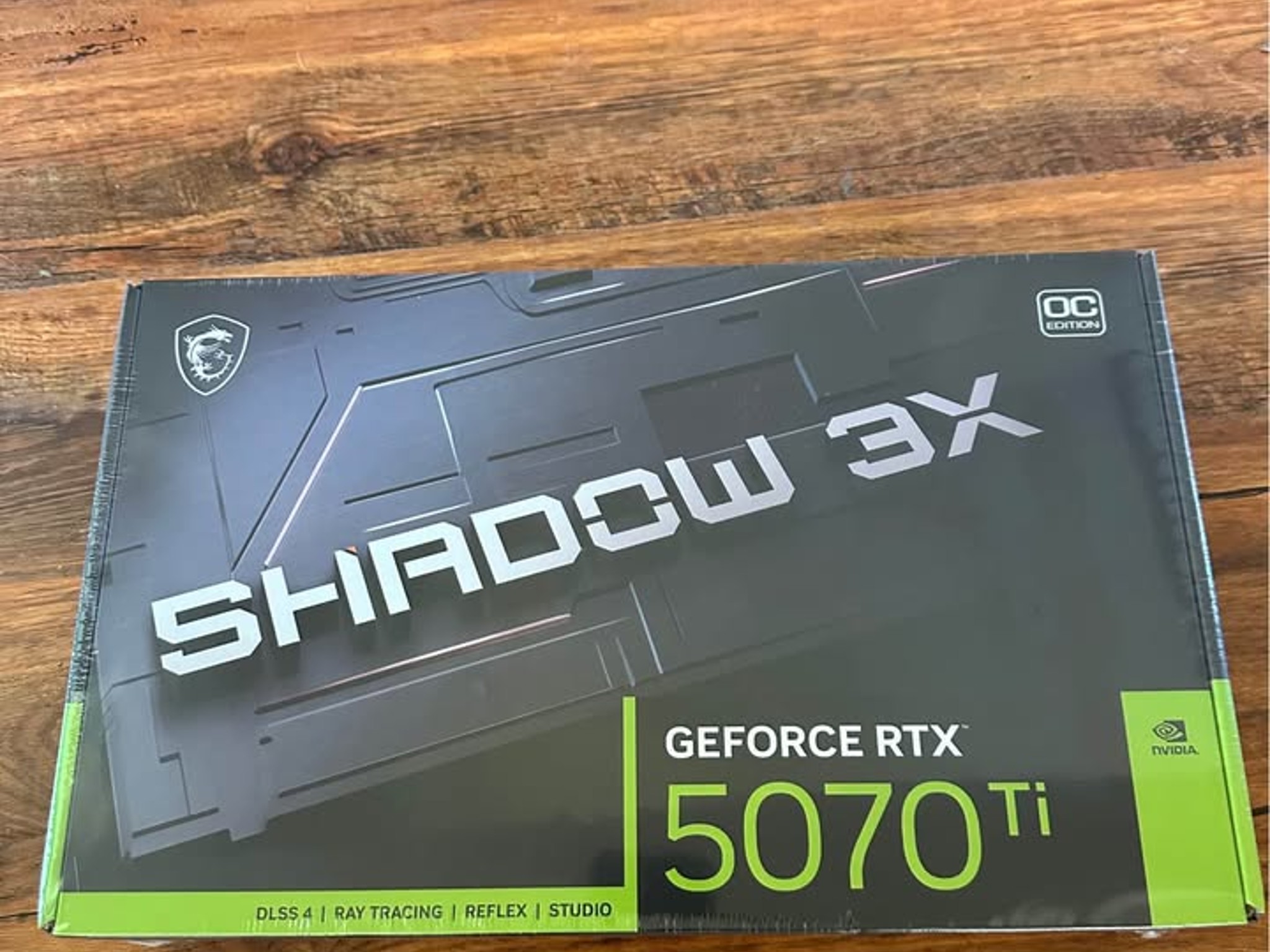 BNIB MSI RTX 5070 Ti 16G SHADOW 3X OC