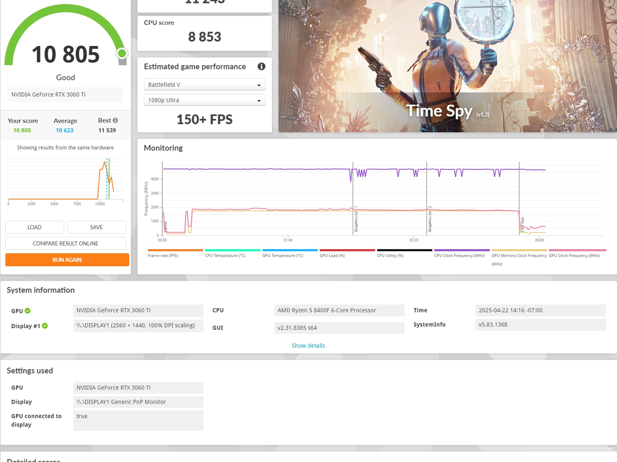 High-Performance AM5 | Ryzen 5 8400 | GeForce RTX 3060-TI | 32GB of GSkill DDR5 | 1TB WD Blue SN580