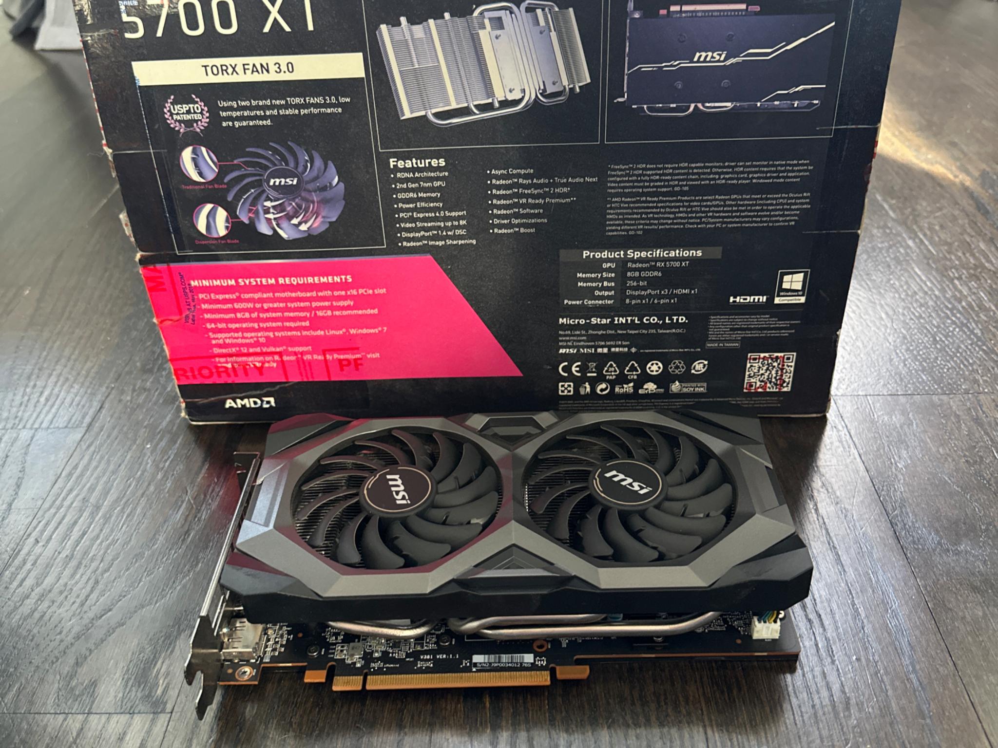 MSI AMD Radeon 5700XT