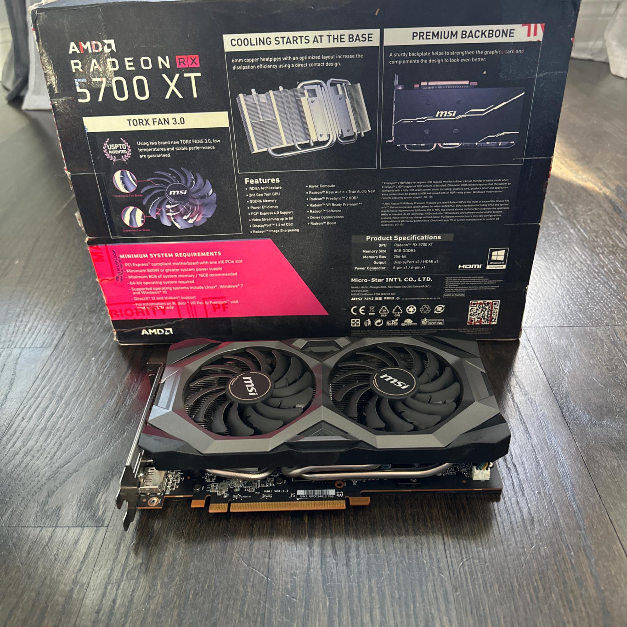 MSI AMD Radeon 5700XT