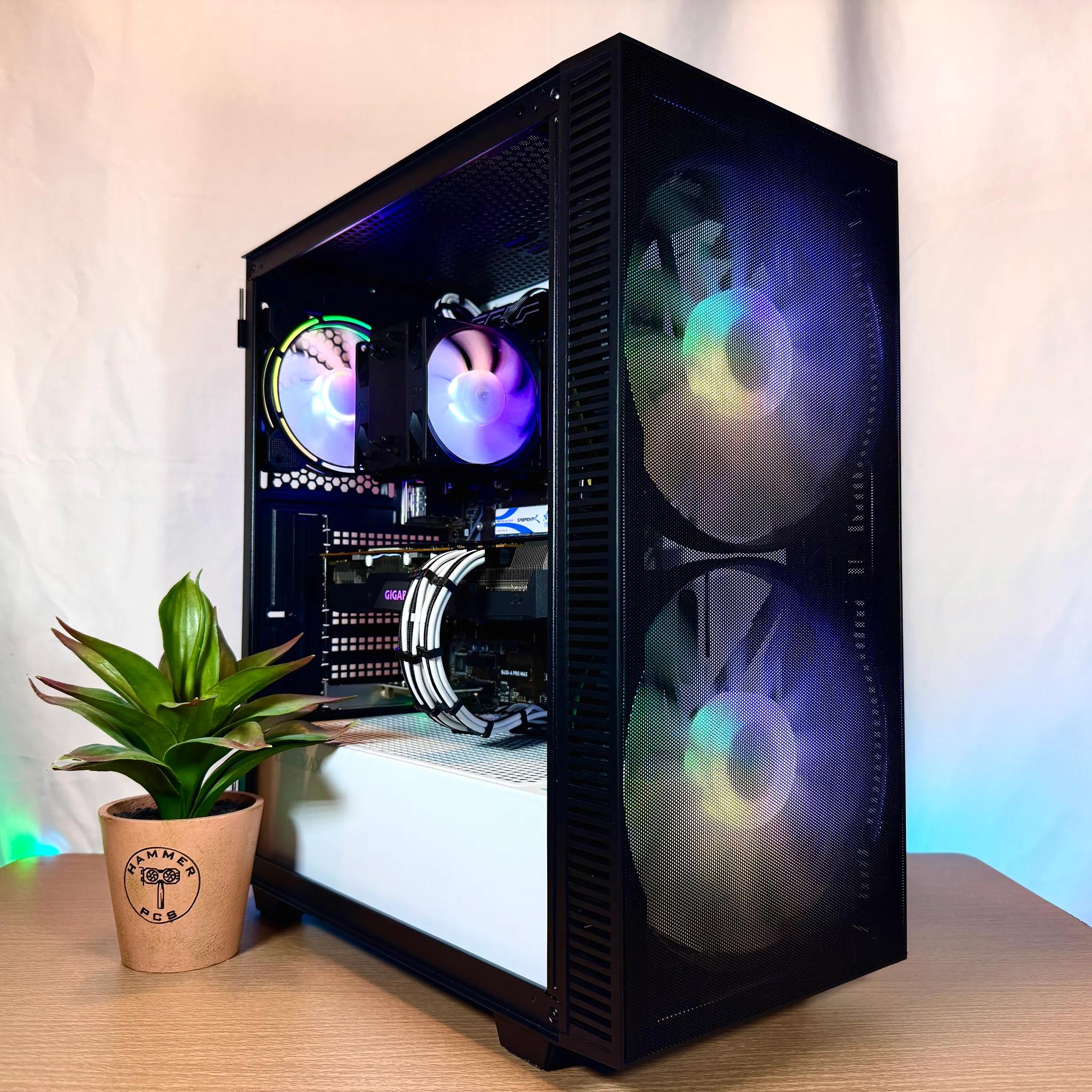 ⚔️Custom Build RGB Gaming PC⚔️| Windows 11, RX 5700 XT, Ryzen 5 | CoD 6, Fortnite, GTA V, and more!