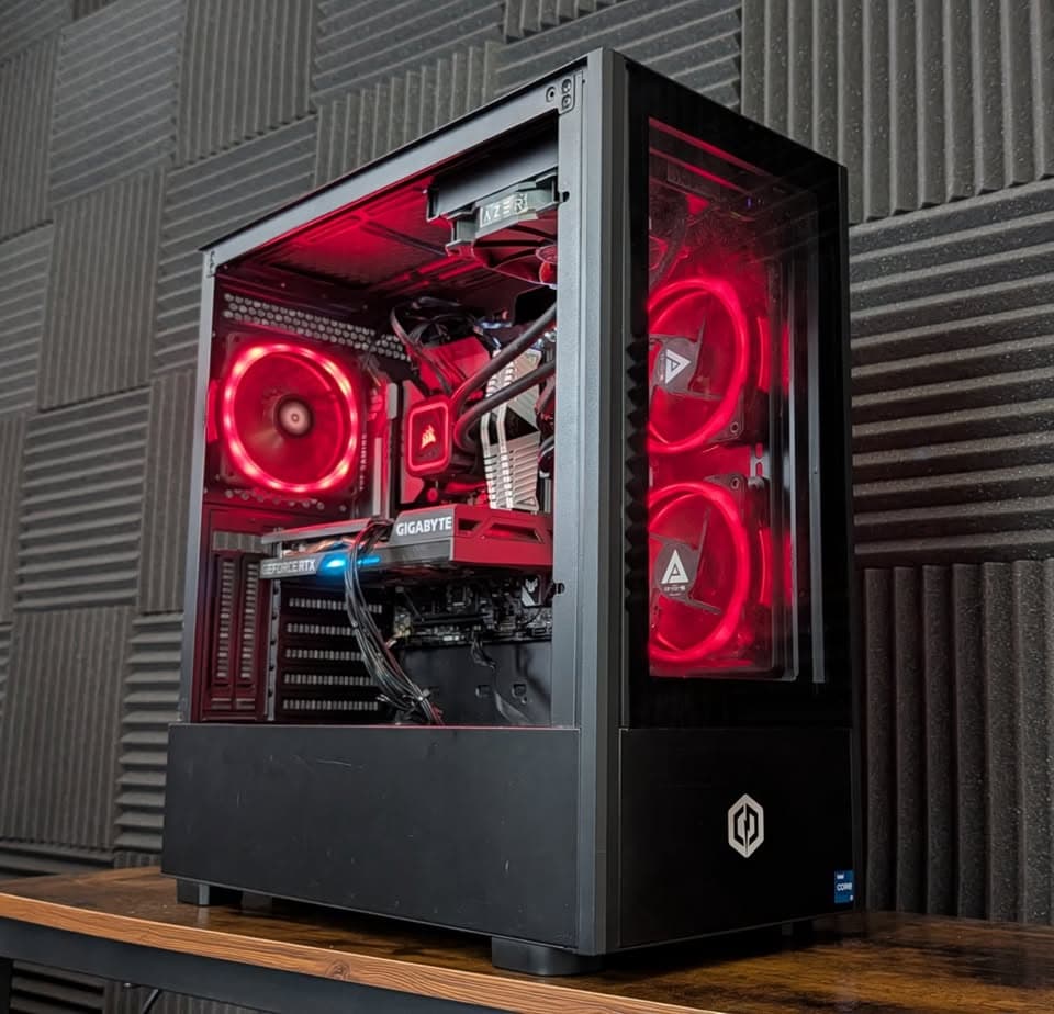 RTX 3060 Ti Gaming PC – Intel i7-11700F, 16GB RAM, 1.5TB Storage, WiFi + Bluetooth