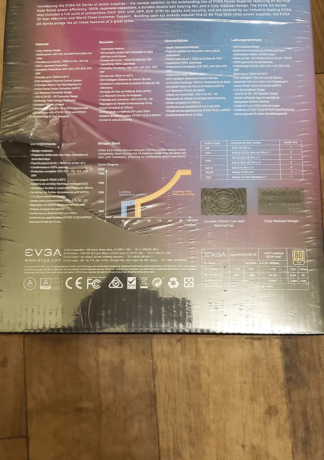 Evga 750w Supernova 80+ Gold