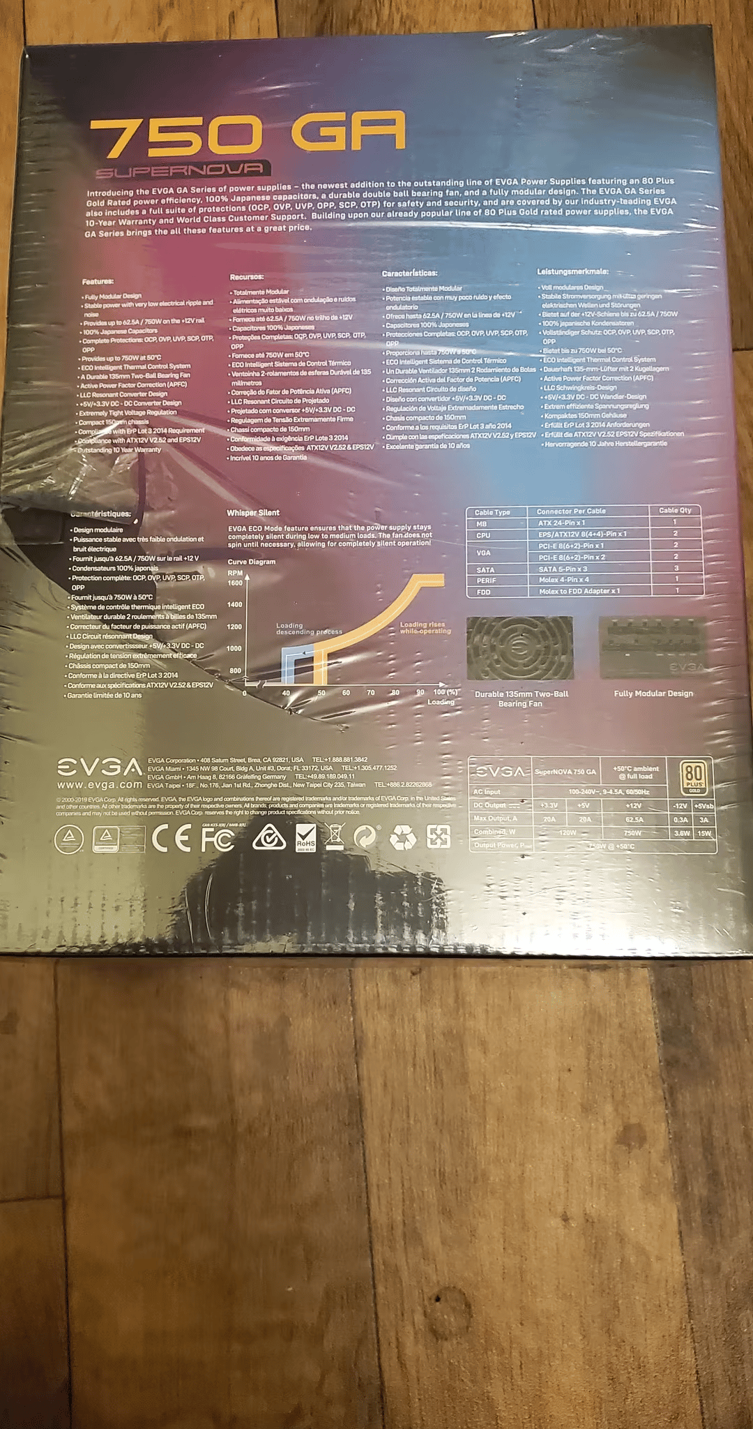 Evga 750w Supernova 80+ Gold