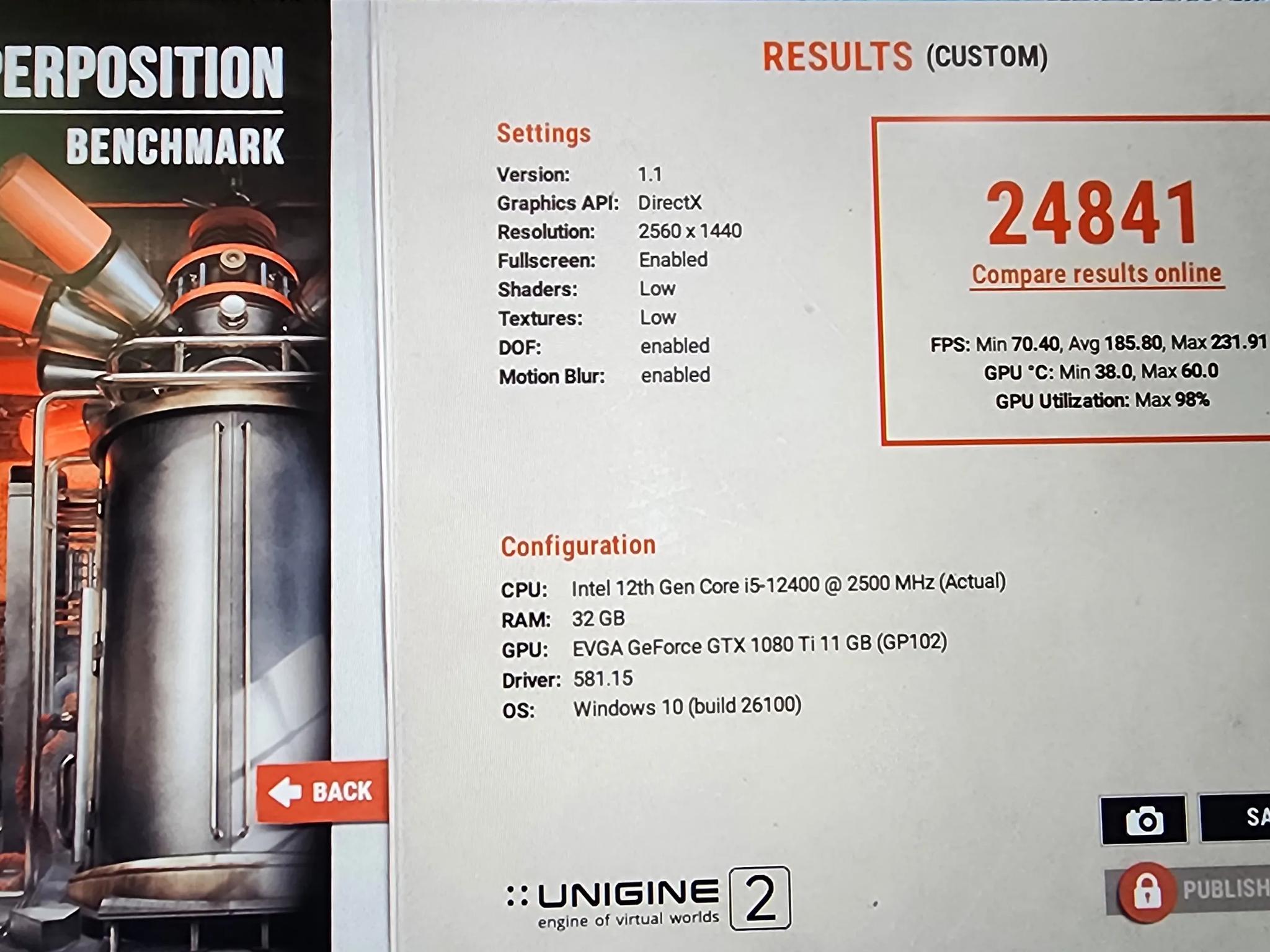 Gaming PC i5 12400 GeForce 1080 ti EVGA Gaming SC 32GB Ram New Build
