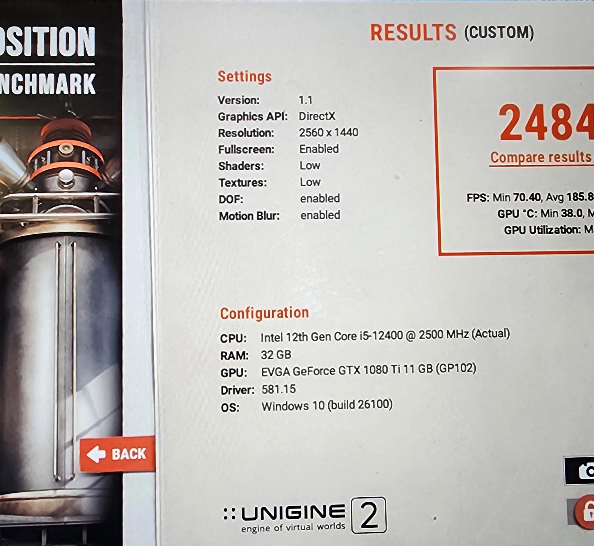 Gaming PC i5 12400 GeForce 1080 ti EVGA Gaming SC 32GB Ram New Build