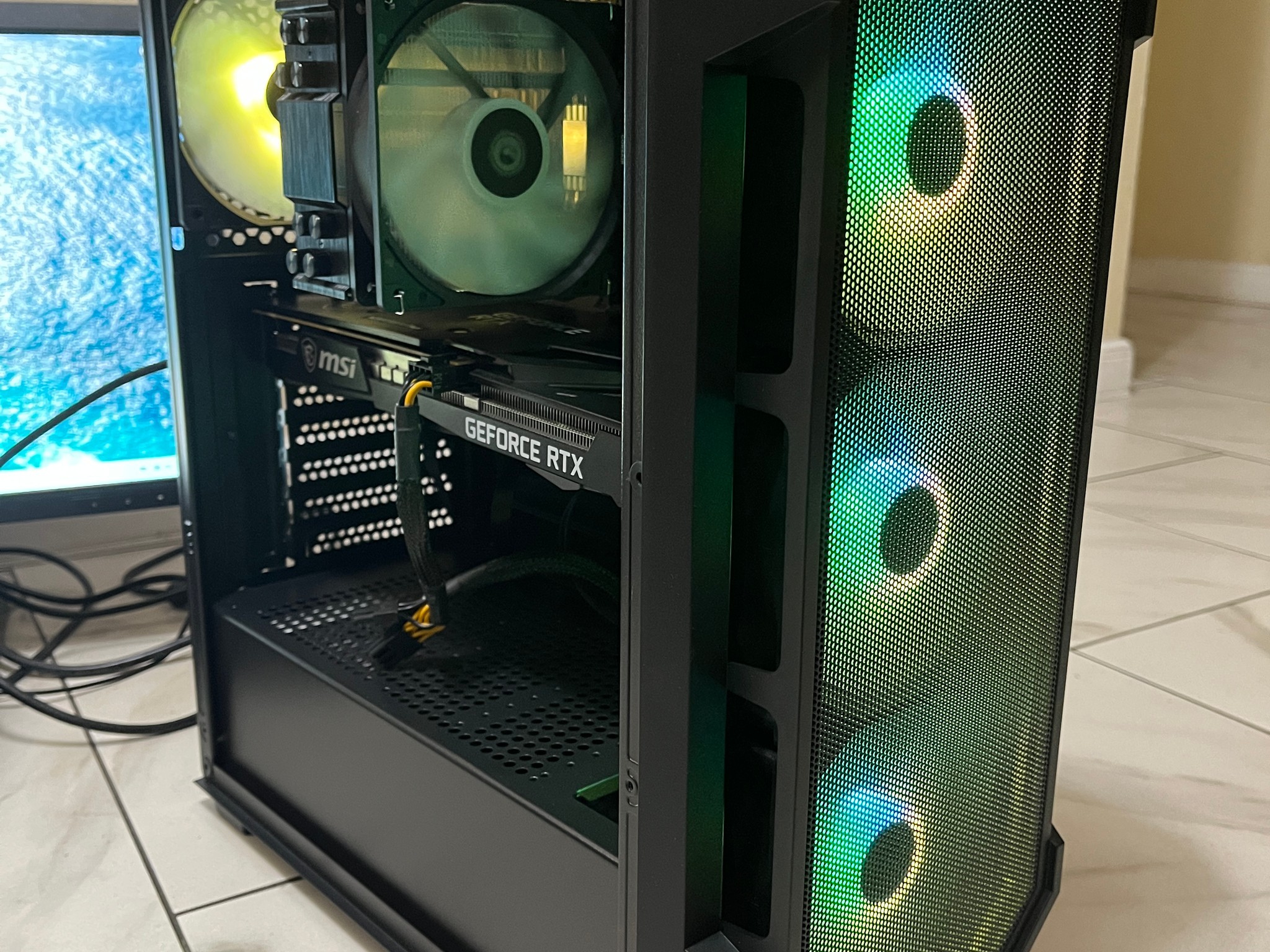 🔵🔥NVIDIA RTX 3060 Ti, Intel i5-12500t, 16GB RAM, 1TB SSD, High Performance RGB Gaming PC 🟢🖥️
