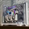 🤍❄️  RTX 5080 | R7 9800X3D | 32GB DDR5 | 2TB | Dual LCD | W11 Pro “FROST MIRAGE” PC |❄️🤍