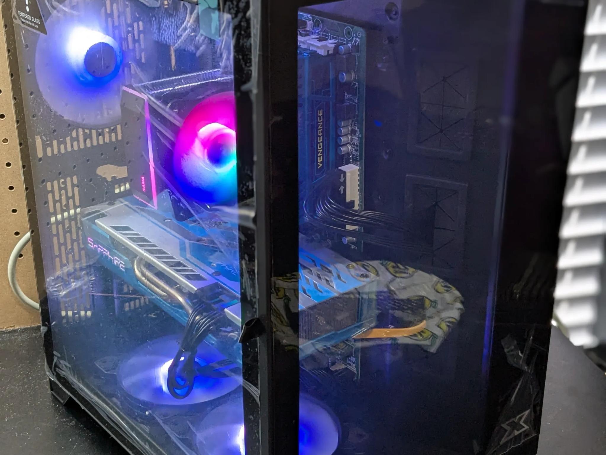Cyan Obelisk | Marvel Rivals Ready | i7-4790, 16GB RAM, RX 580 8GB, 500GB SSD, Win10, RGB, Wifi