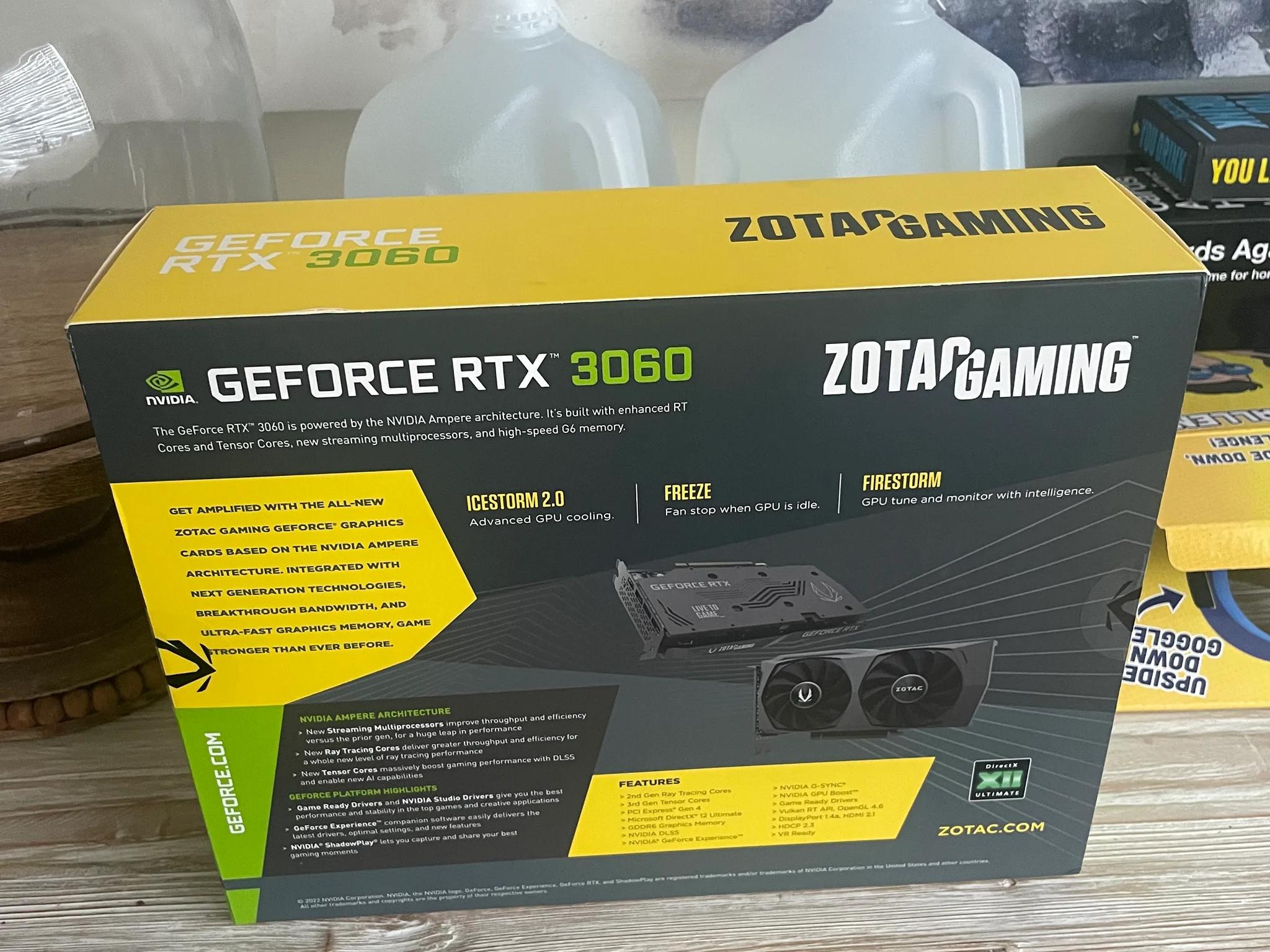 BNIB Zotac RTX 3060 Twin Edge OC GPU