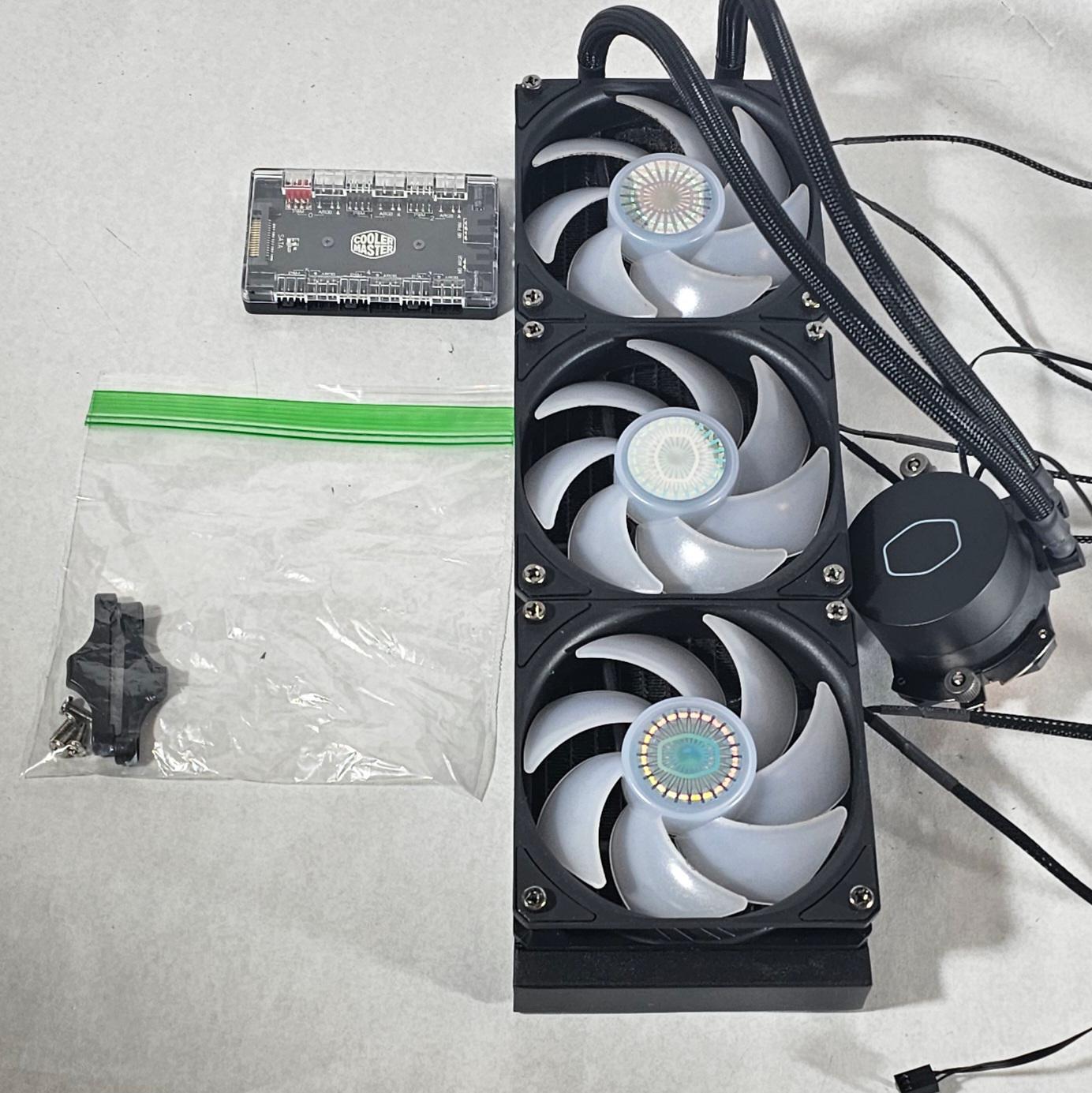 360mm AIO Cooler Master RGB CPU Liquid Cooler for AMD AM5