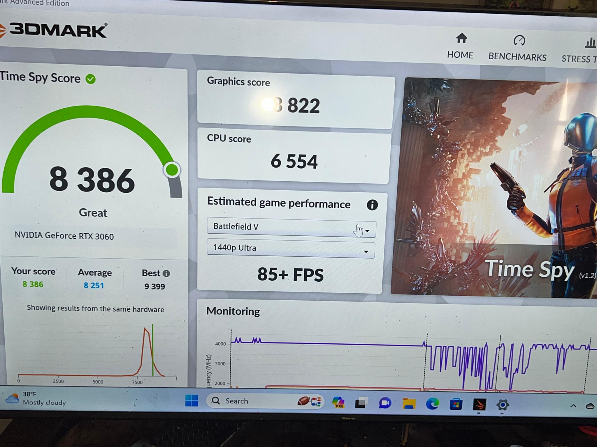 north pole i3 12100 RTX 3060 12g 16 gig ram