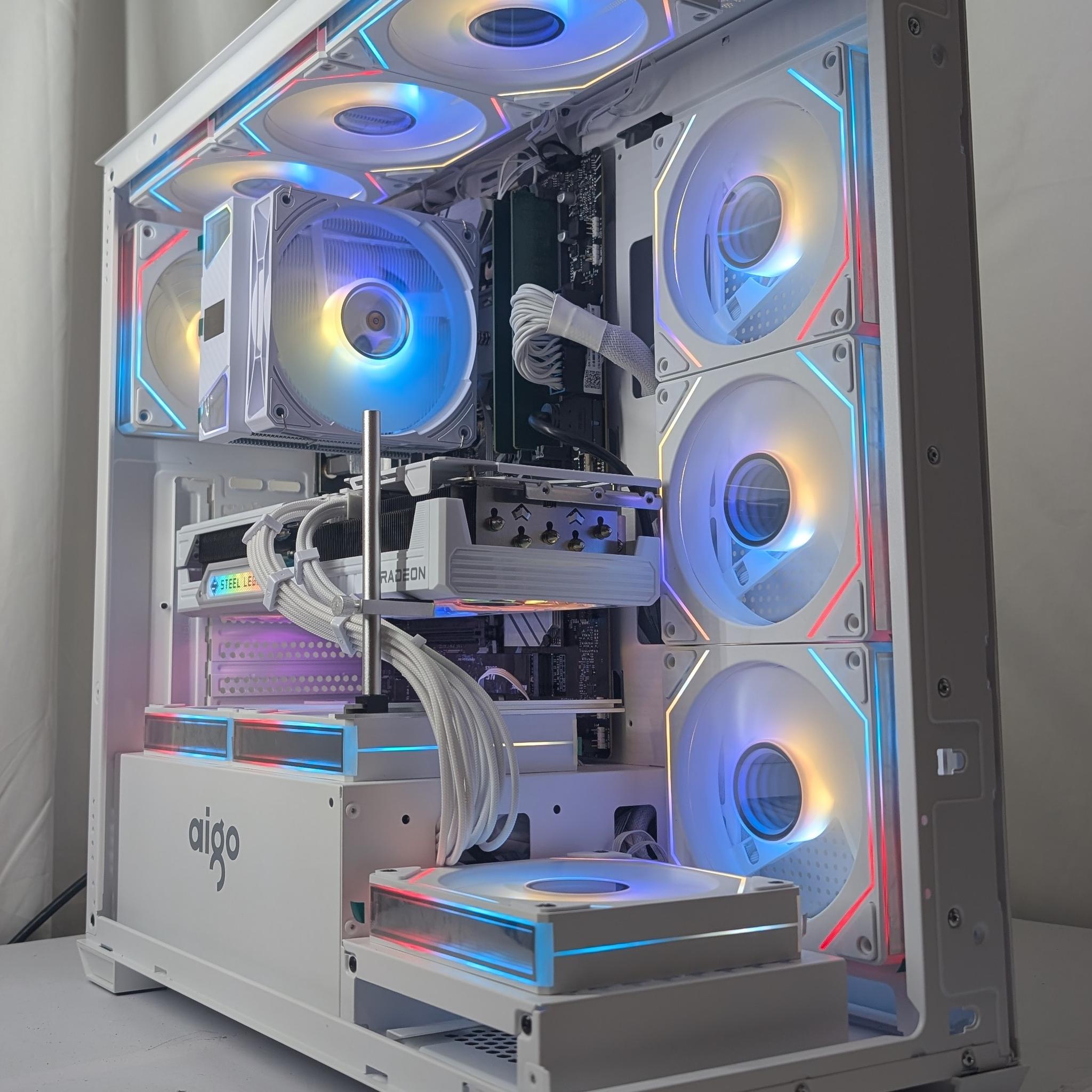 9070XT 16GB | I5 12600KF | 16GB DDR5 | 1TB NVME | CORSAIR 850W PSU | ALL WHITE