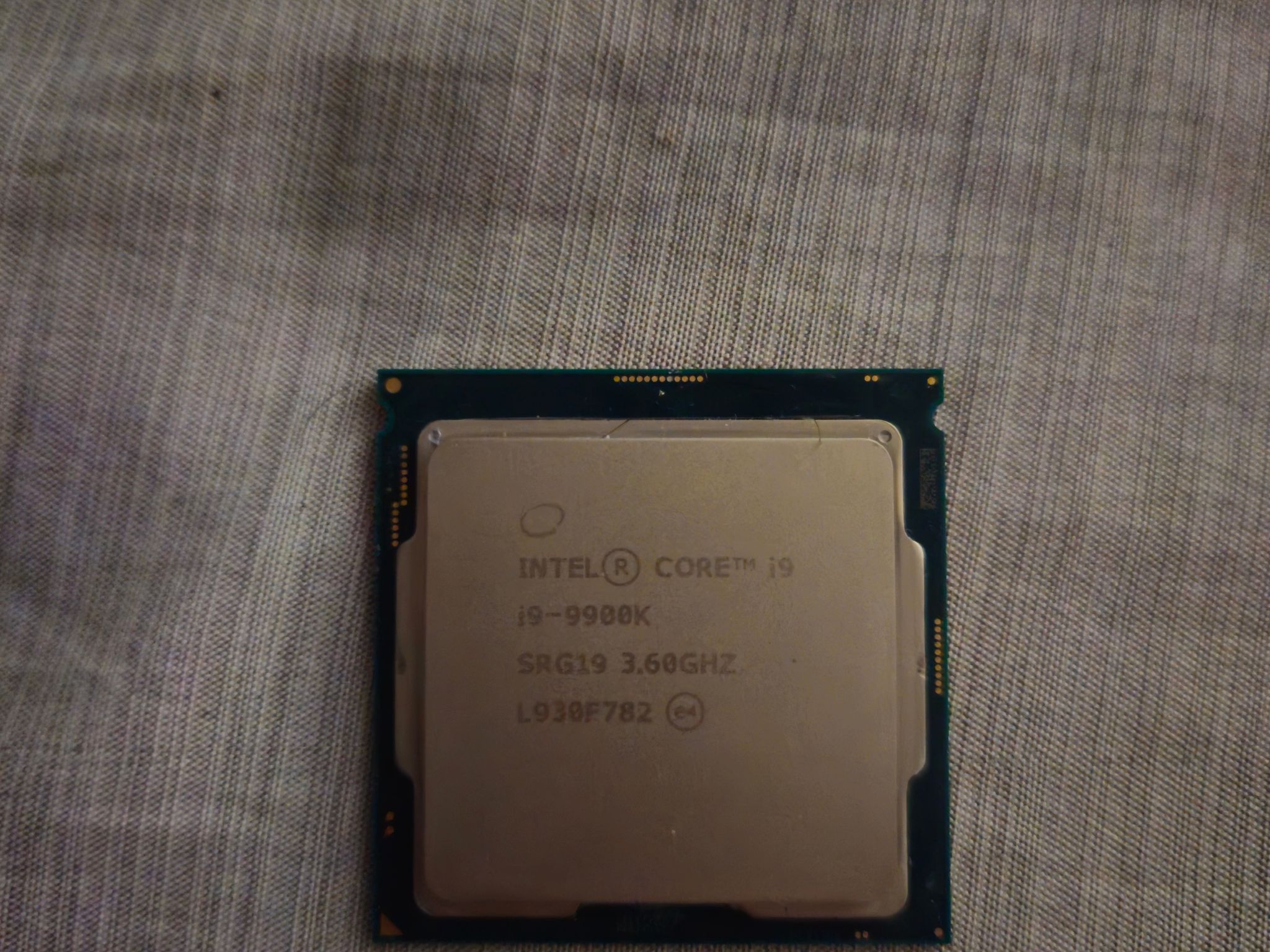 Intel Core i9-9900k CPU