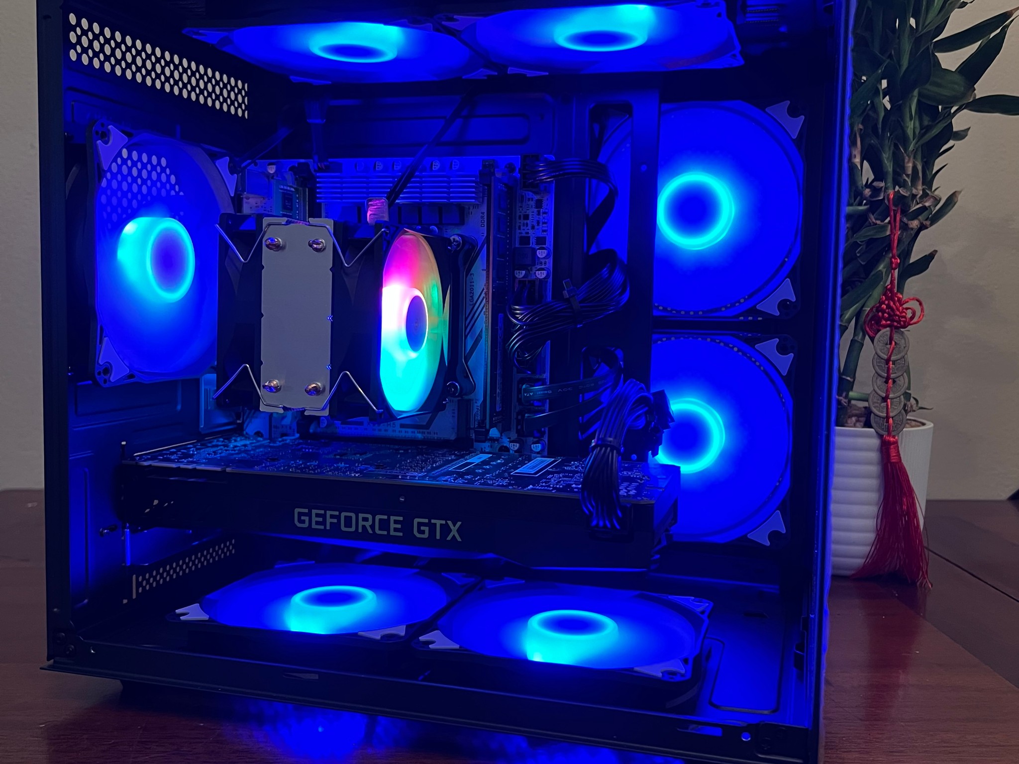 Intel 10 Core Gaming PC GTX 1080 1tb Storage 16GB RAM WIFi WINDOWS 11 Pro