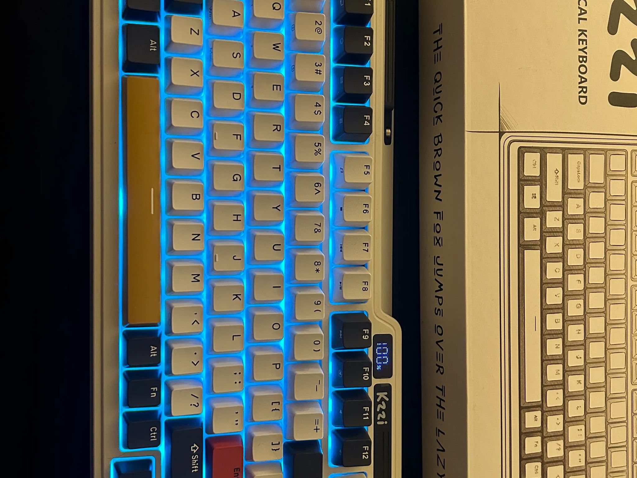K75 RGB 75% Wireless Gasket Mechanical Keyboard, Triple Mode BT5.0/2.4G/USB-C