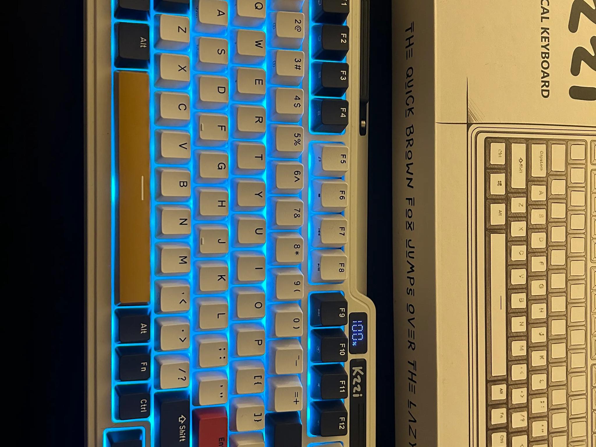 K75 RGB 75% Wireless Gasket Mechanical Keyboard, Triple Mode BT5.0/2.4G/USB-C