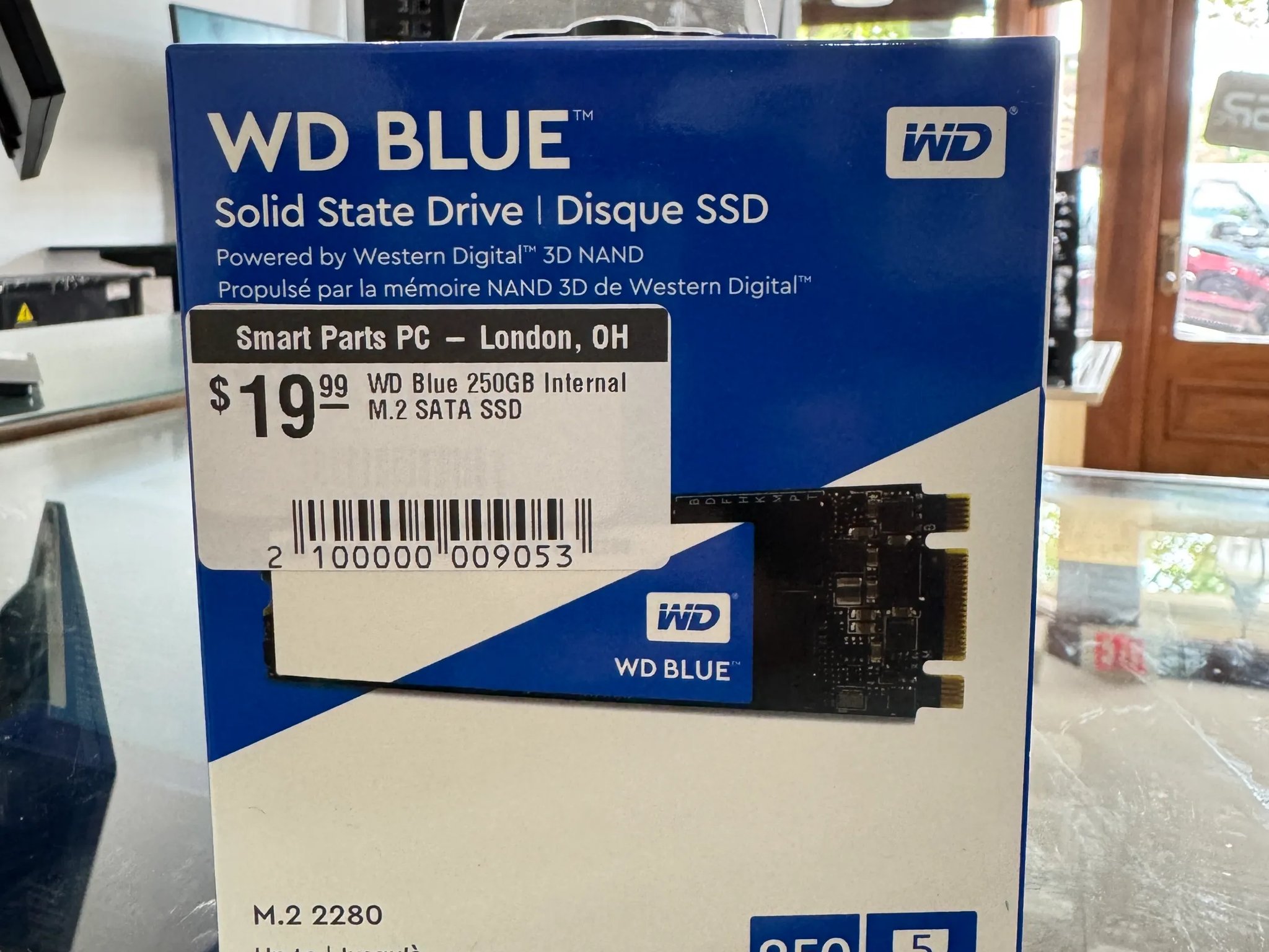 Western Digital WD Blue 250GB M.2 2280 SATA SSD (WDS250G2B0B) – Brand New