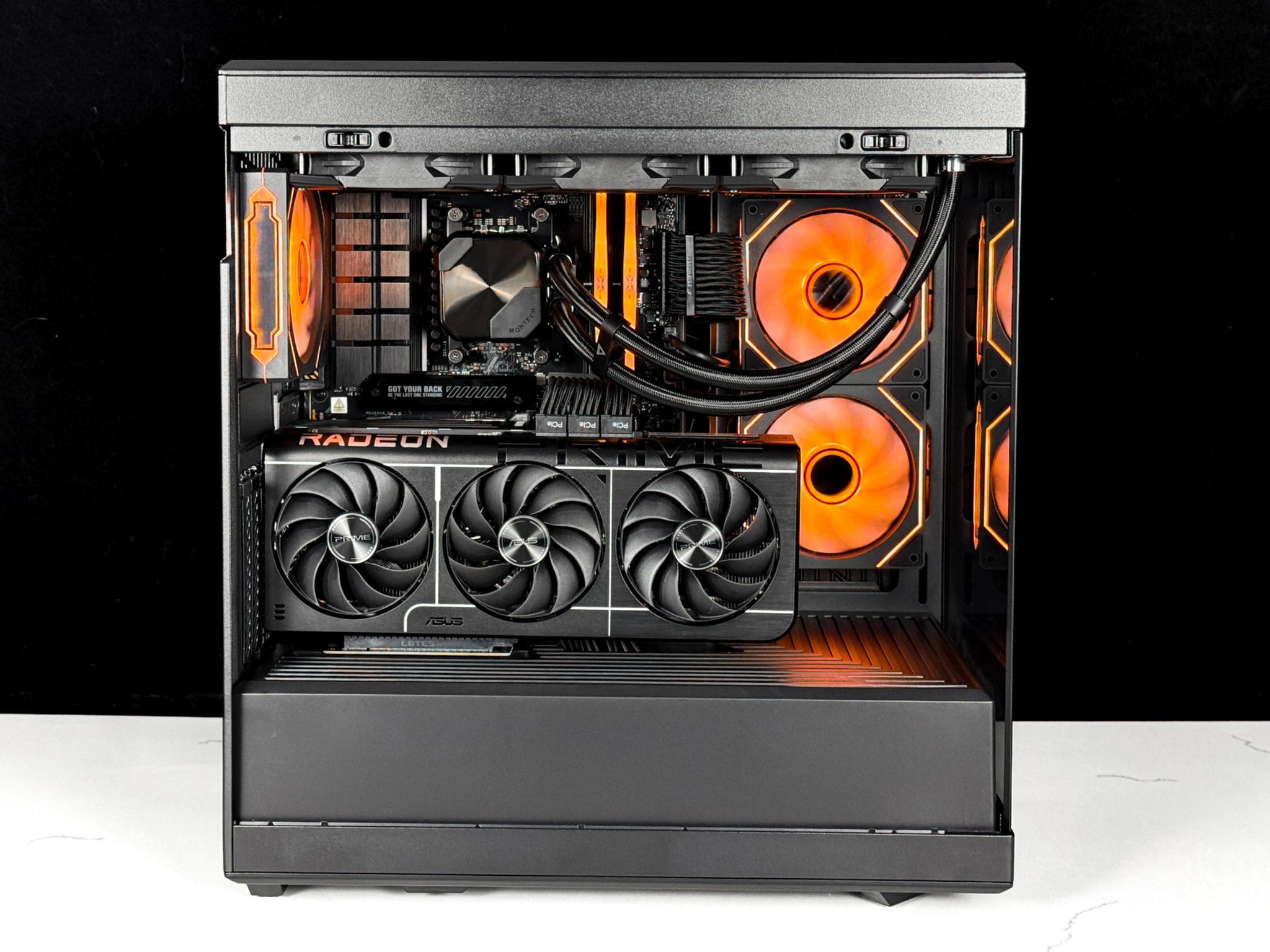 Blackout High-End Gaming PC – Ryzen 7 7800X3D, RX 9070XT, 64GB DDR5, 2TB NVMe SSD