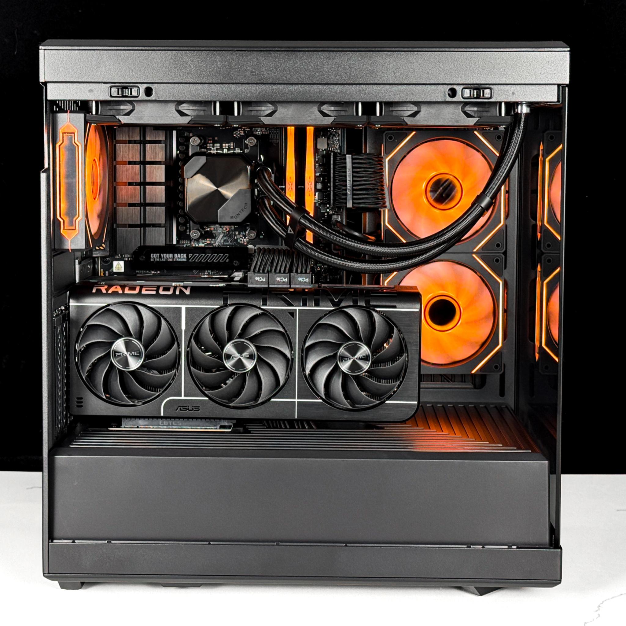 Blackout High-End Gaming PC – Ryzen 7 7800X3D, RX 9070XT, 64GB DDR5, 2TB NVMe SSD