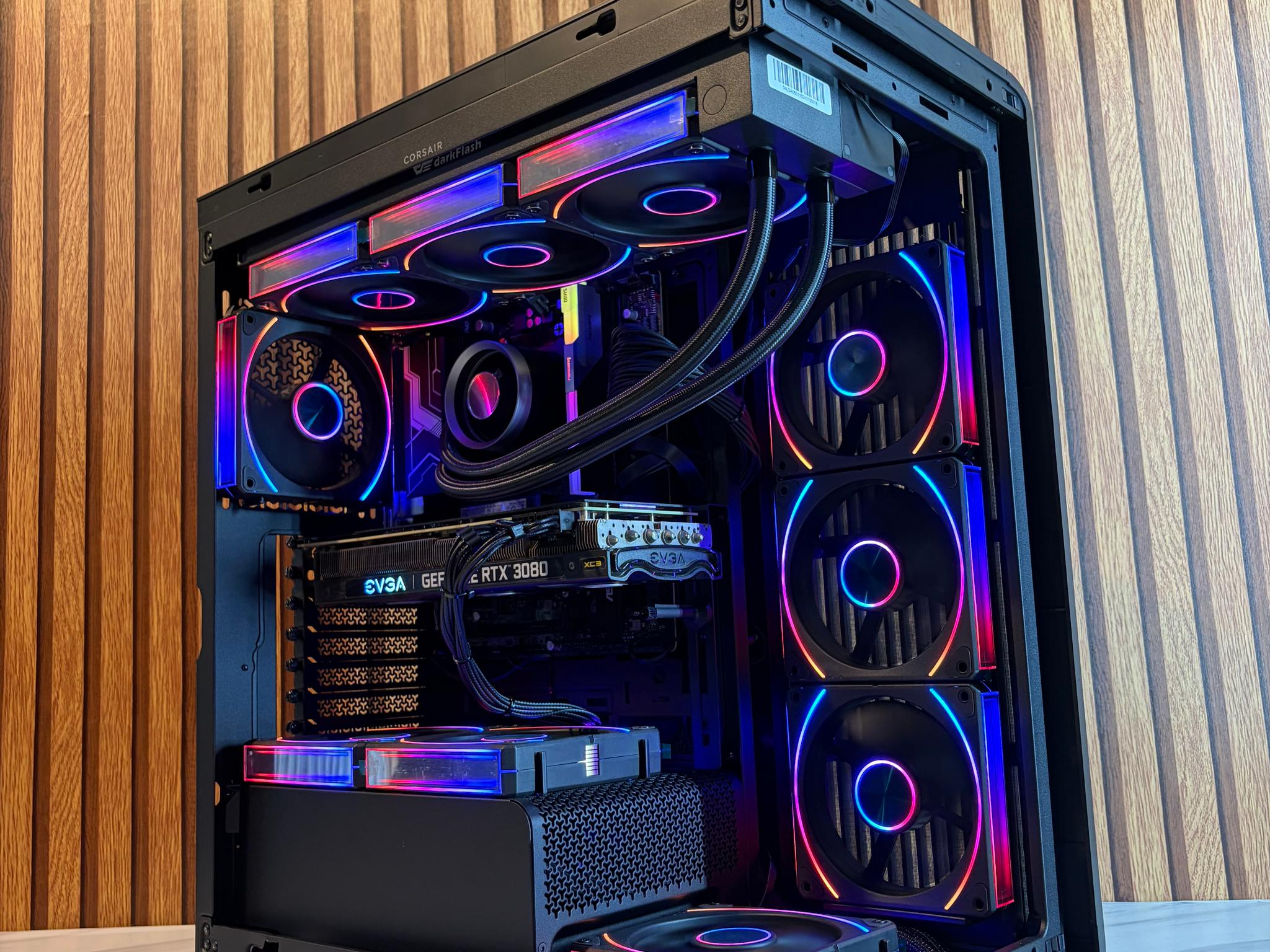 RTX 3080 | RYZEN 5 9600X | 24GB DDR5 | 360MM AIO | 1000W | 1TB