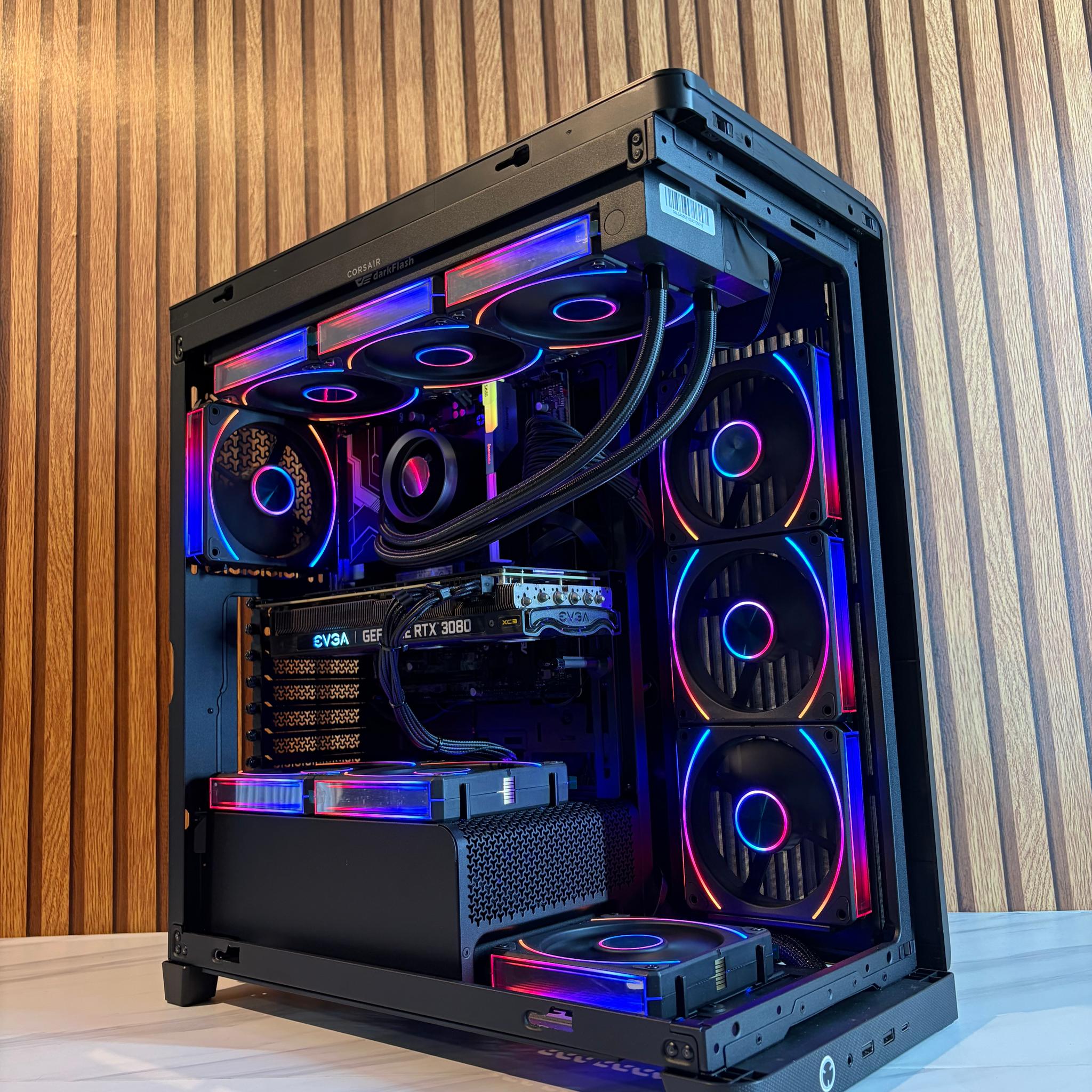 RTX 3080 | RYZEN 5 9600X | 24GB DDR5 | 360MM AIO | 1000W | 1TB