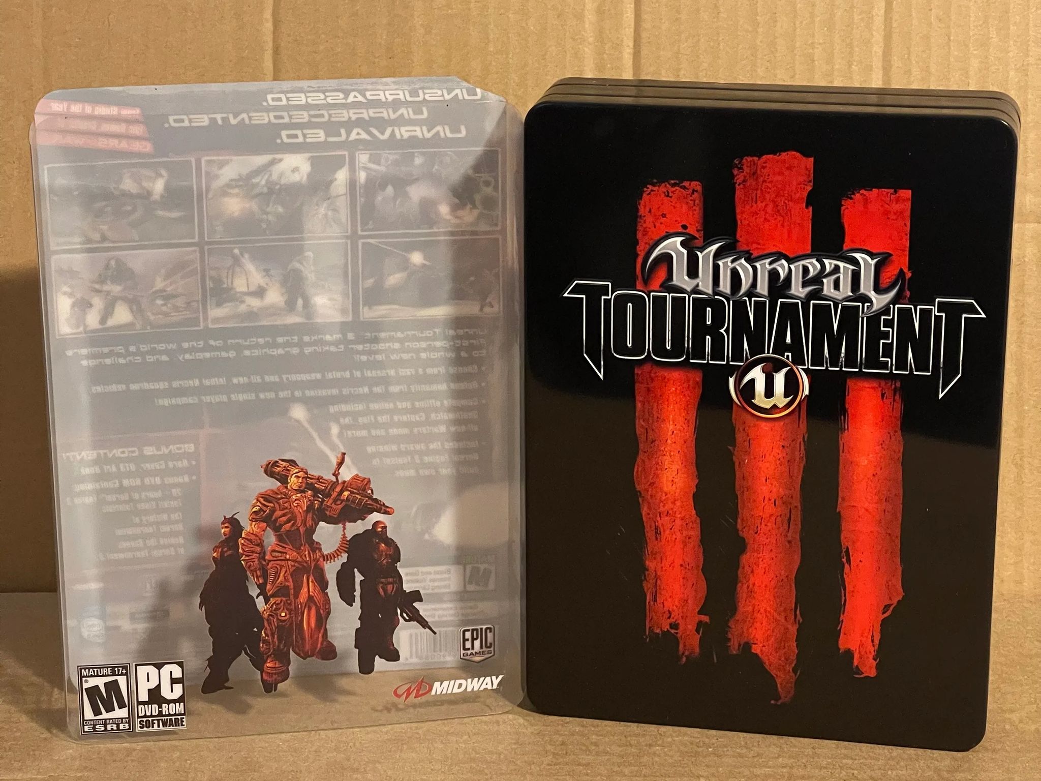 Unreal Tournament III Collector's Edition, Metal Case