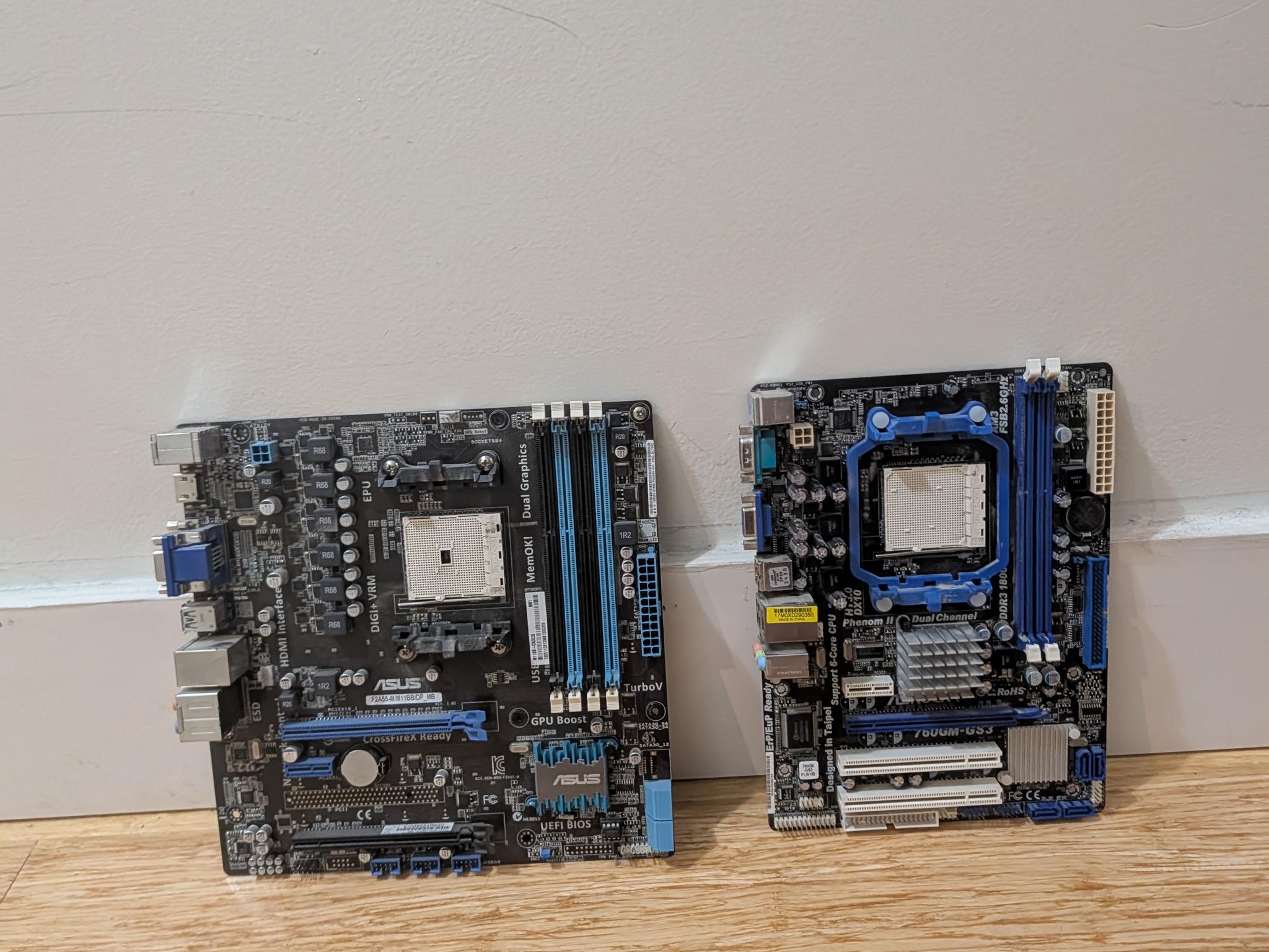 Lot of 2: AM3 Motherboards