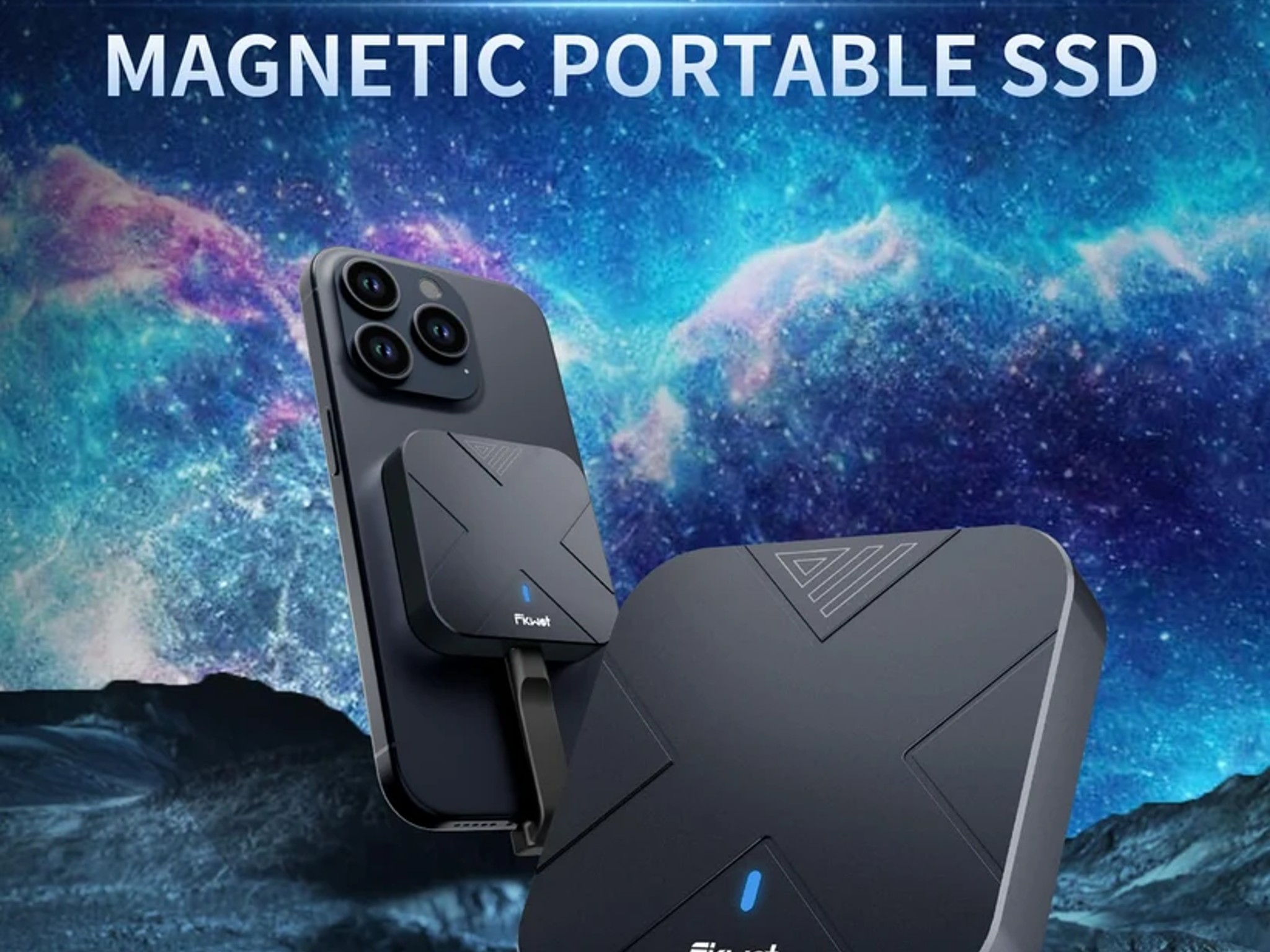 Fikwot FP70 External Magnetic PSSD 2TB Capacity with 1050 mb/s Read and Write Speeds