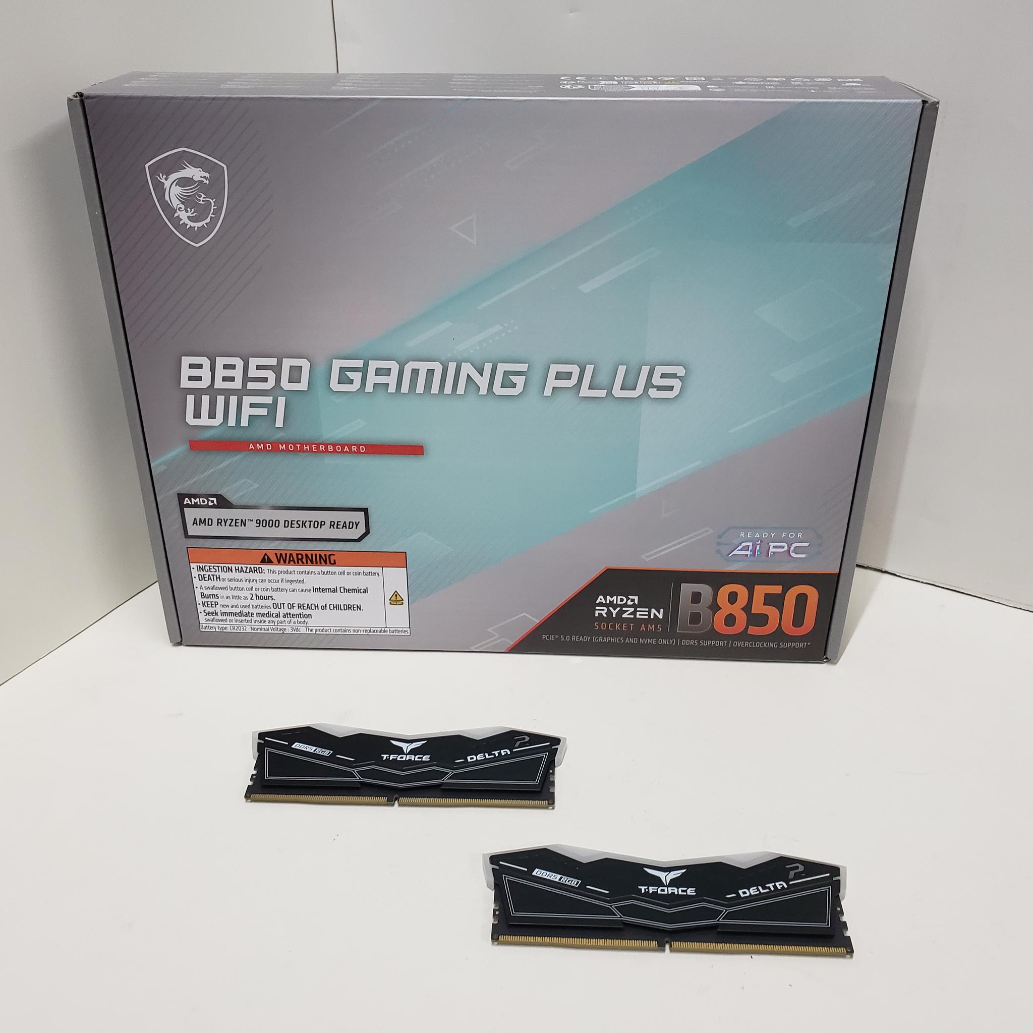 Mobo/RAM combo sale! MSI B850 + 16GB DDR5 CL38 (2x 8GB)