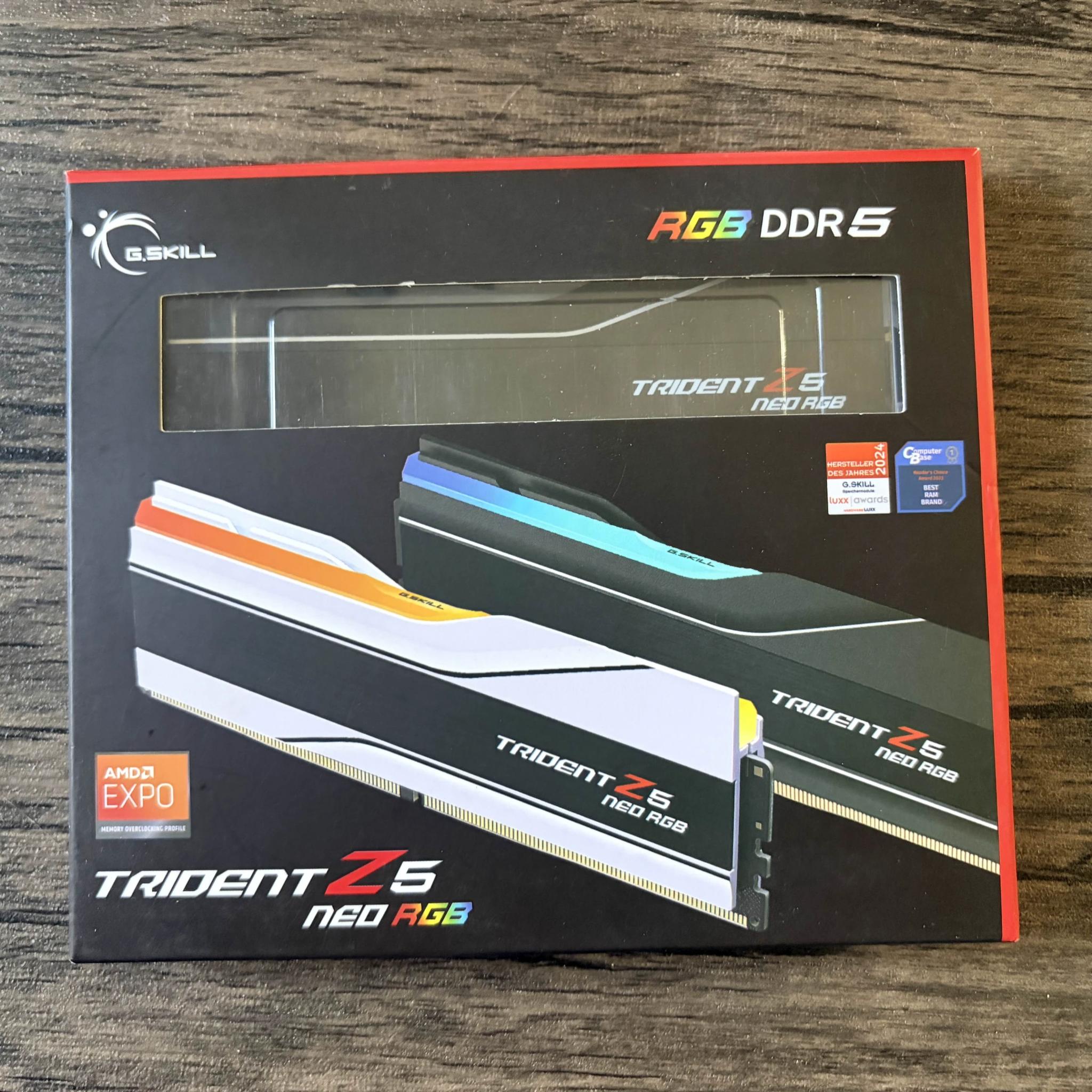 G.skill Trident DDR5 6000MT/S 64GB (2x32GB) CL30