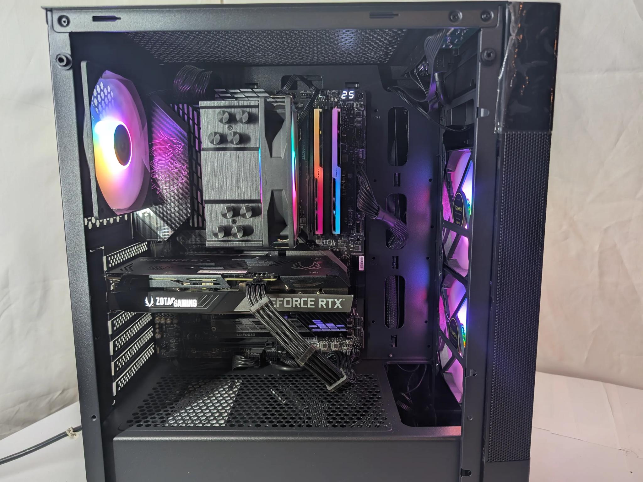 🔥 High-Performance Gaming PC – i7-10700K | RTX 3060 Ti | 32GB DDR4 | 1TB NVMe SSD | Windows 11 🔥
