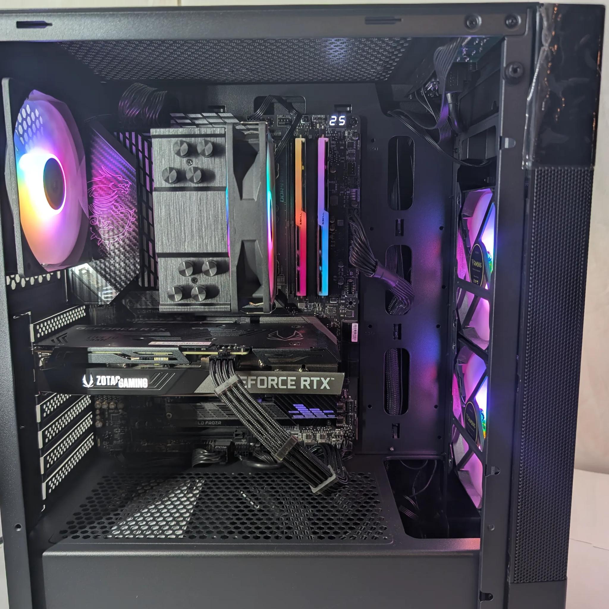 🔥 High-Performance Gaming PC – i7-10700K | RTX 3060 Ti | 32GB DDR4 | 1TB NVMe SSD | Windows 11 🔥