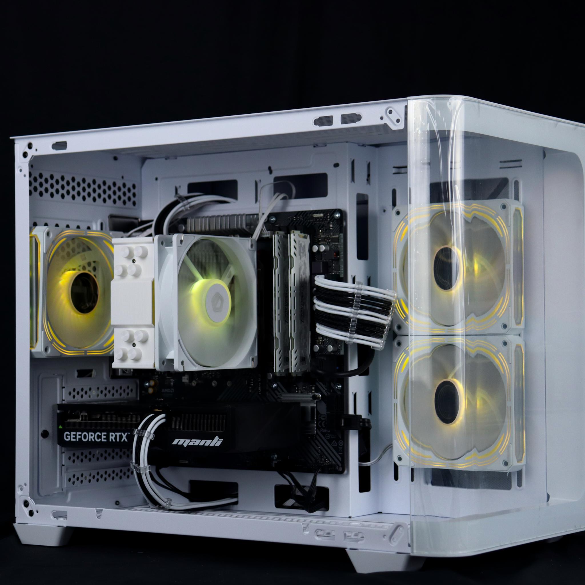 🧊❄️🧊 White Gaming PC – RTX 5060, Ryzen 5 5600, 16GB RAM, 1TB SSD - WiFi 🧊❄️🧊