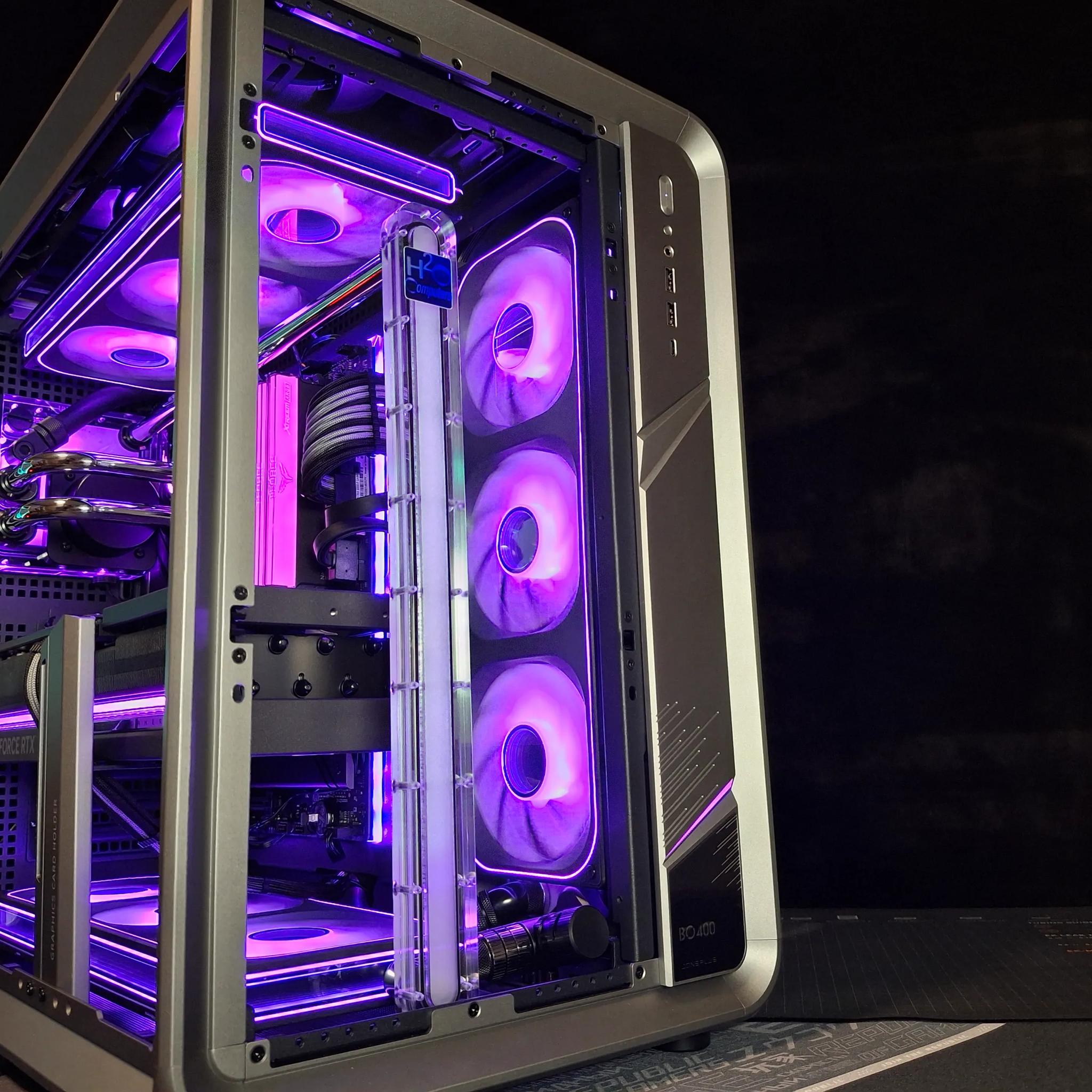 Custom Liquid-Cooled AMD Ryzen 7 9800X3D, Asus Astral OC RTX 5080, 32GB DDR5, 2TB SSD, 1000w