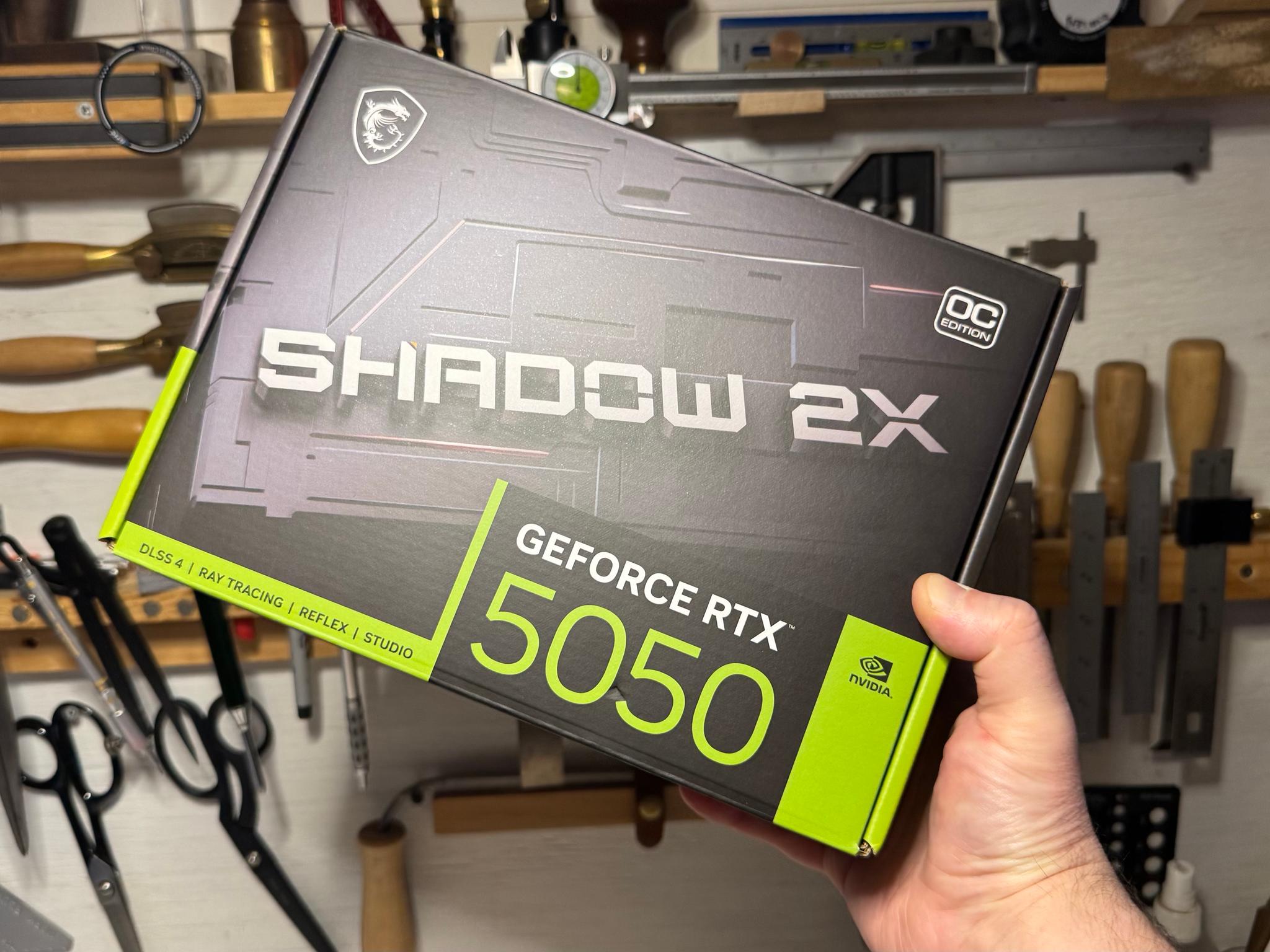 MSI SHADOW GeForce RTX 5050 8GB GDDR6 PCI Express 5.0 Graphics Card RTX 5050 8G SHADOW 2X OC