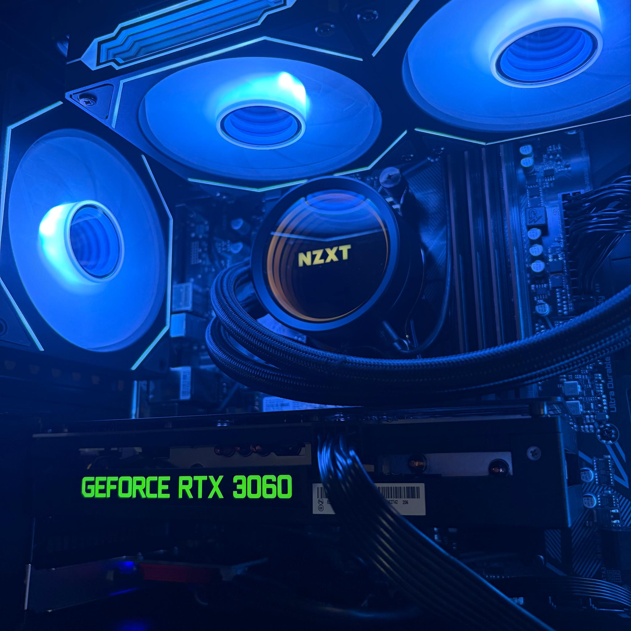 Black Gaming PC | RTX 3060 12GB | RYZEN 5 3600 | 16GB RAM | 500GB NVME SSD | Wi-Fi + BT PCIE
