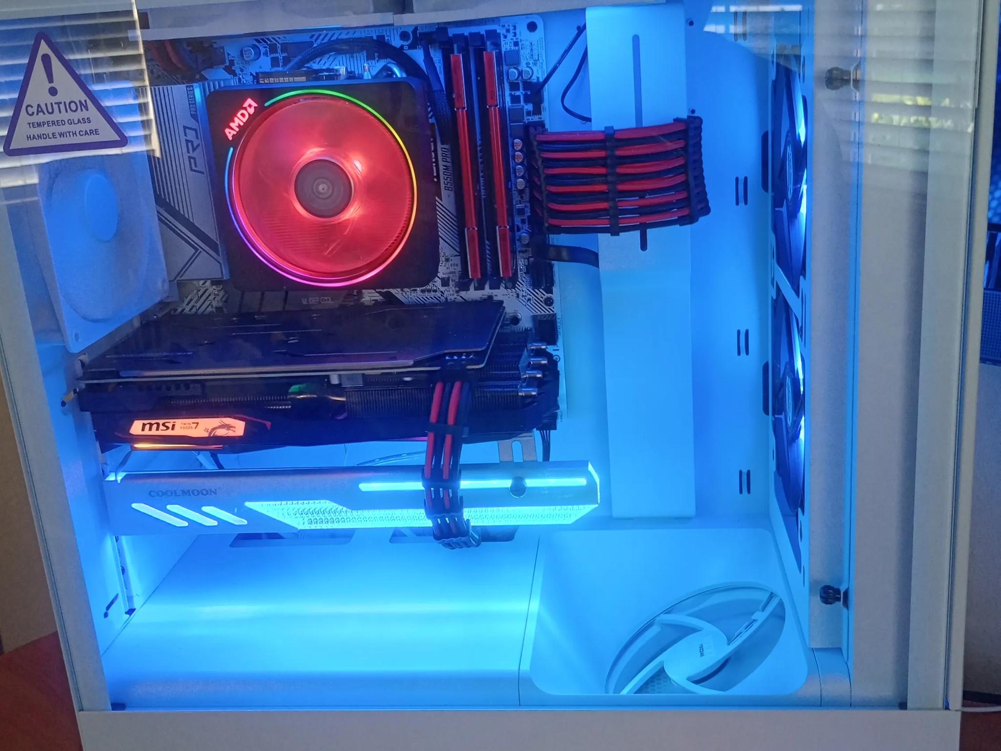 Newly Built 1080p gaming desktop w/Ryzen 5 3600/ RTX 2060 Super w/ 8GB VRAM