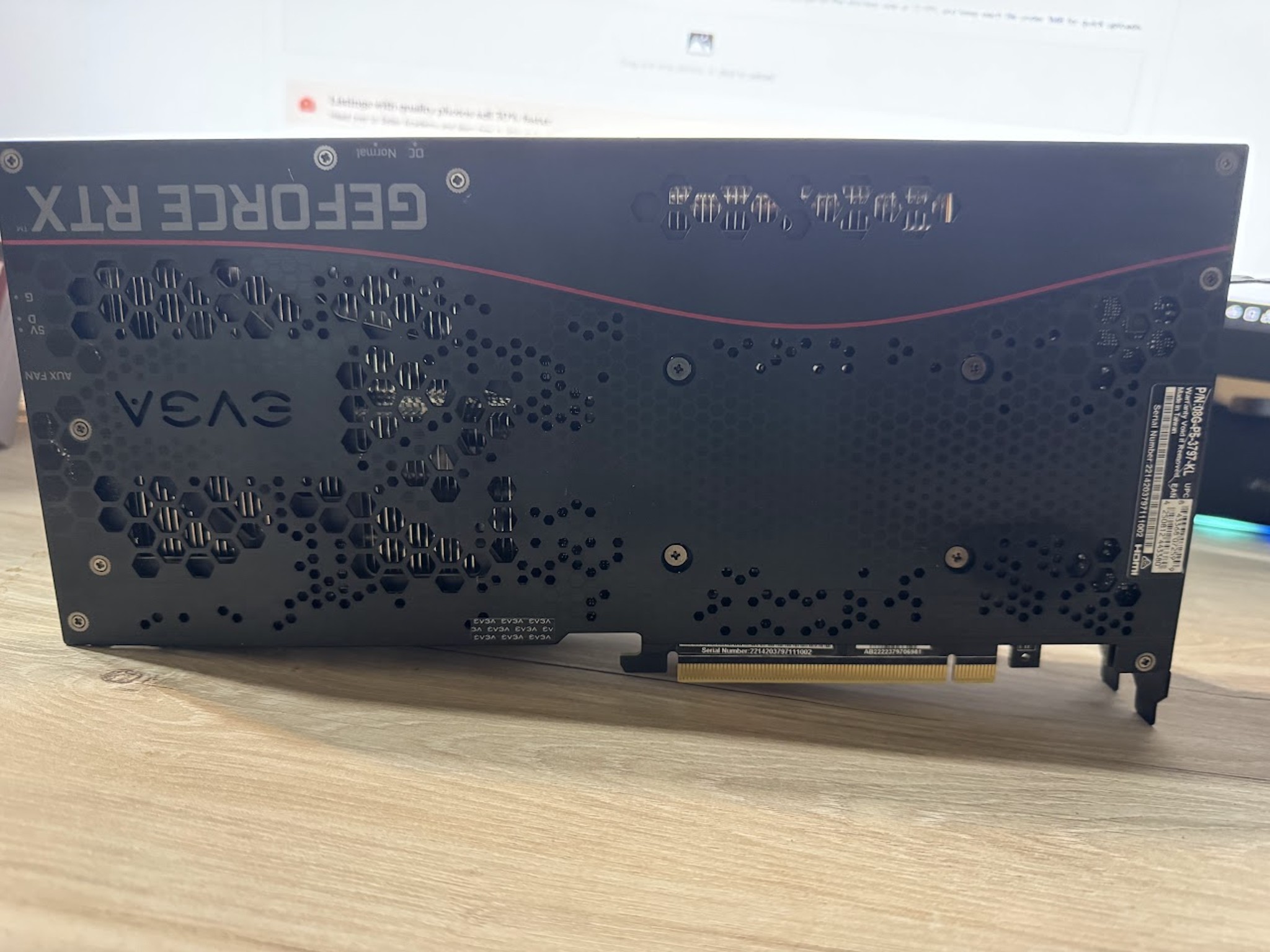 EVGA NVIDIA GEFORCE RTX 3070TI