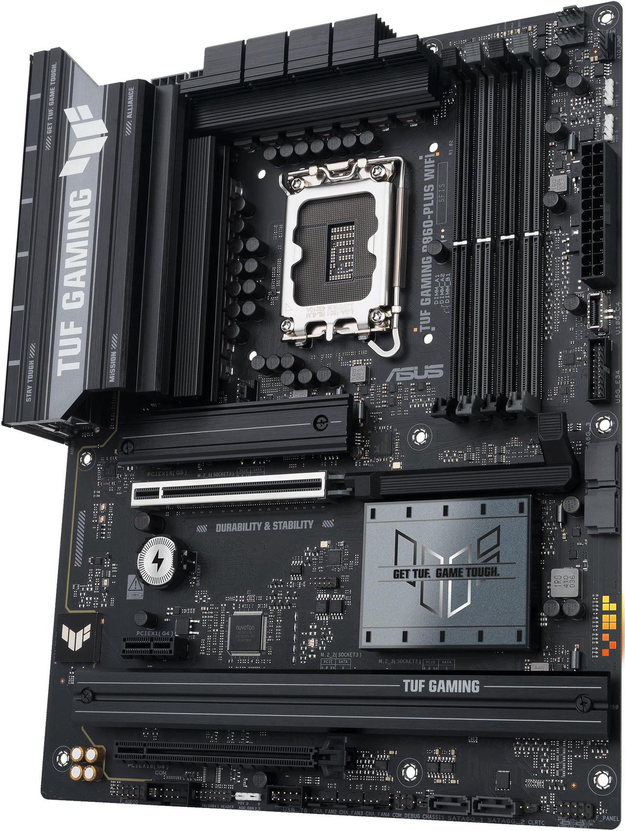 ASUS TUF GAMING B860-PLUS WIFI Intel B860 LGA 1851 ATX DDR5 Gaming Motherboard