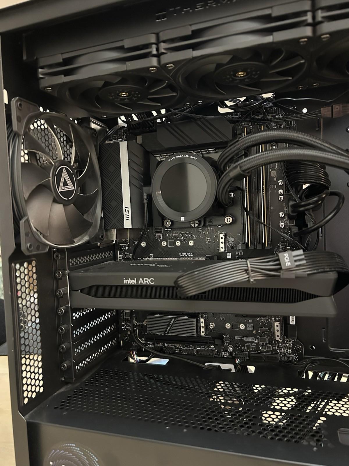 1440p Gaming PC-i5-12600kf/Arc B580 12GB- 2x16GB (32GB) DDR5 6000MT/s-512GB NVMe