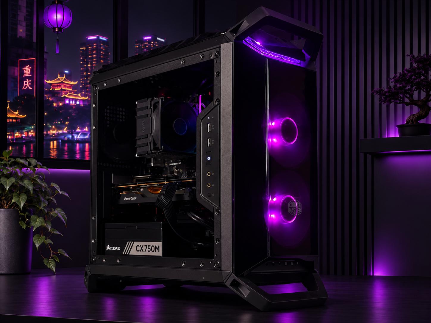 🉐KURONAMI Gaming PC | RX 6700XT | Ryzen 7 5800X3D | 16GB RAM | 1TB NVME | WiFi + BT | FREE SHIPPING
