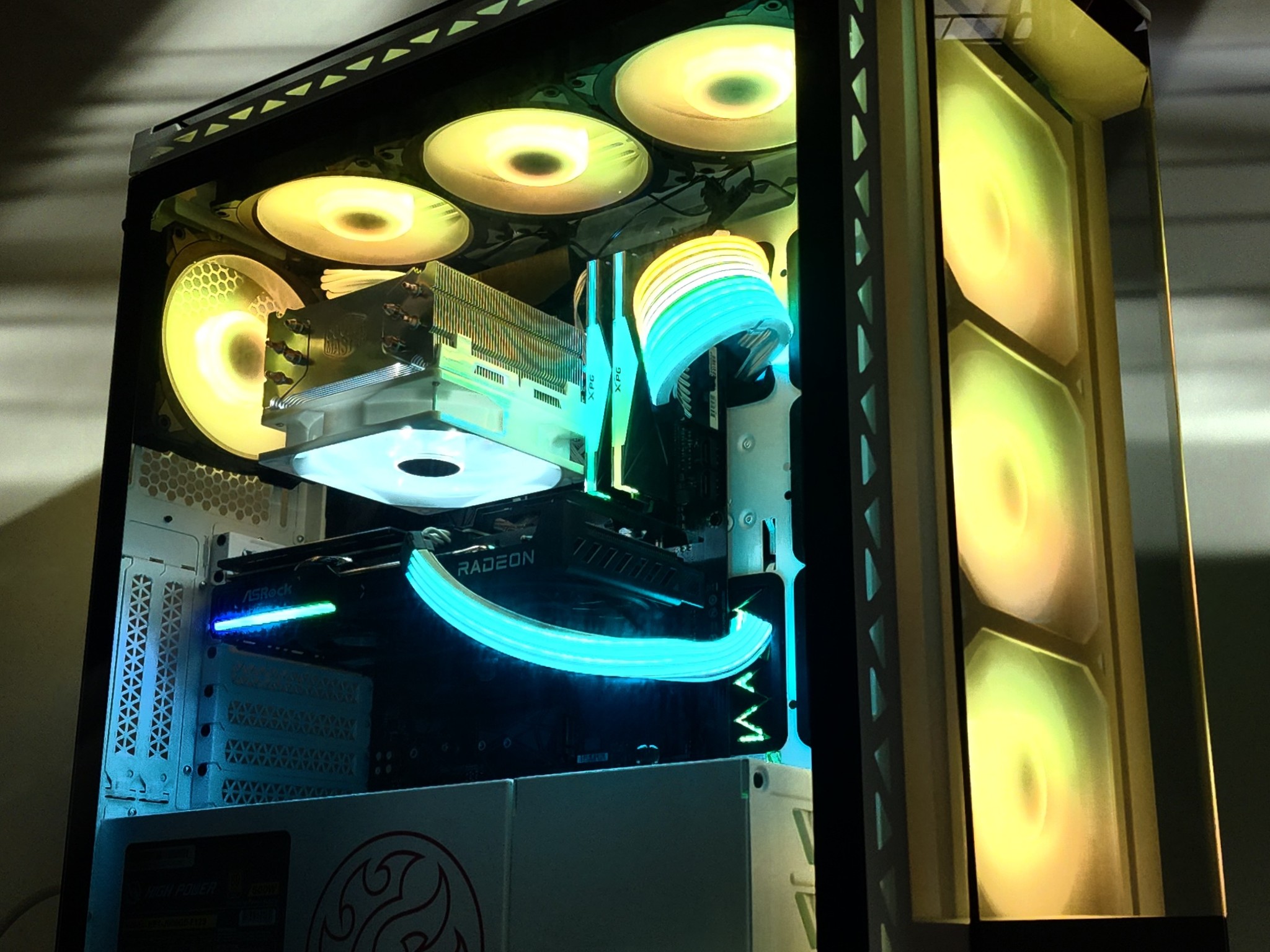 Gaming PC Ryzen 7 5700  32GB RAM 1TB SSD RX 9060 XT 16GB Windows 11 Computer
